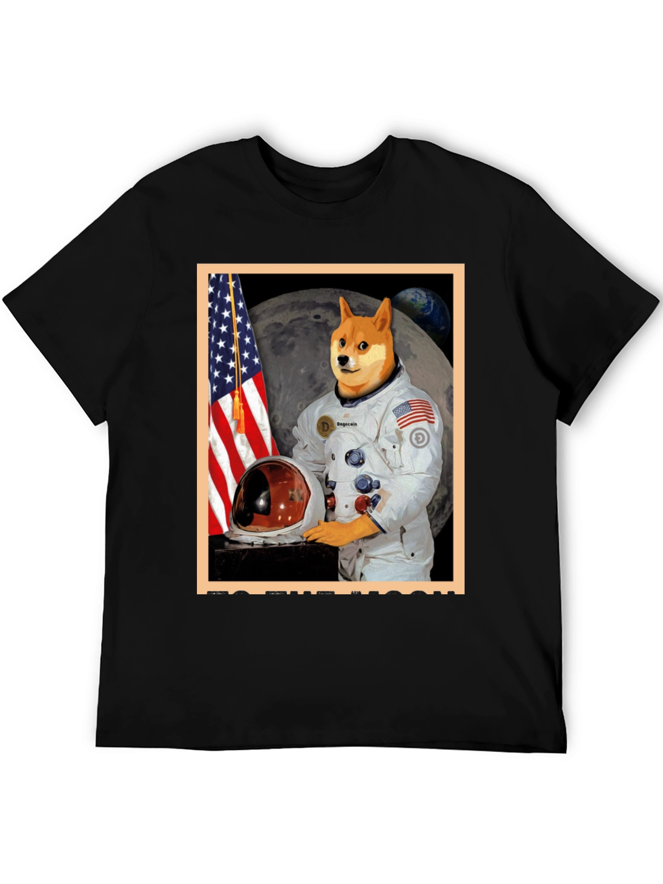 Doge to the Moon Graphic Tee