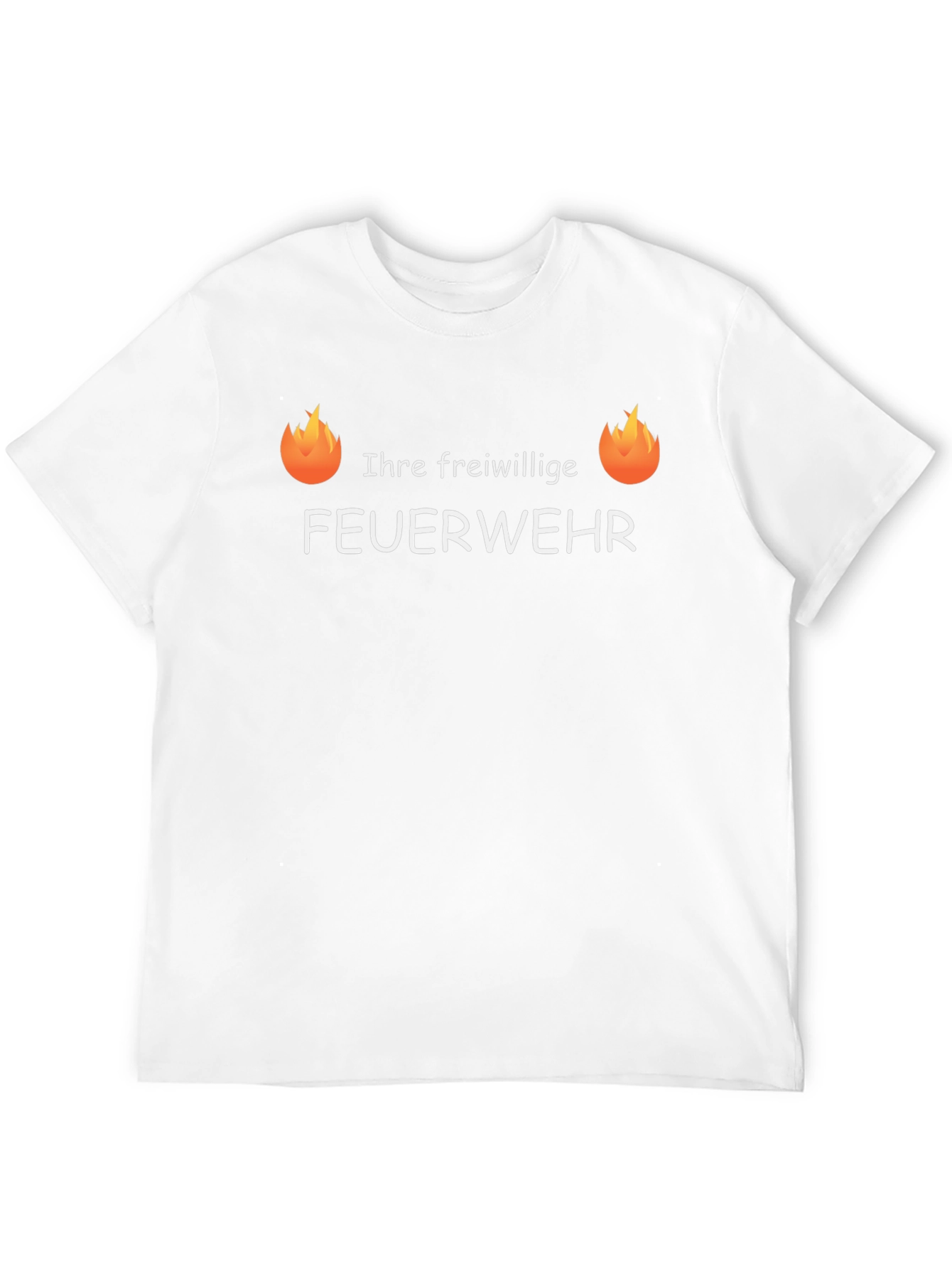 Volunteer Fire Department T-Shirt - German Feuerwehr Tee