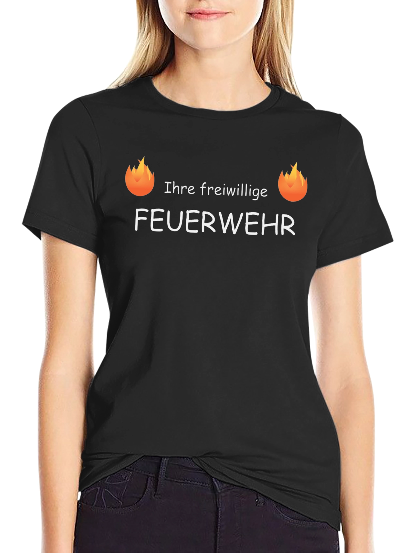 Volunteer Fire Department T-Shirt - German Feuerwehr Tee