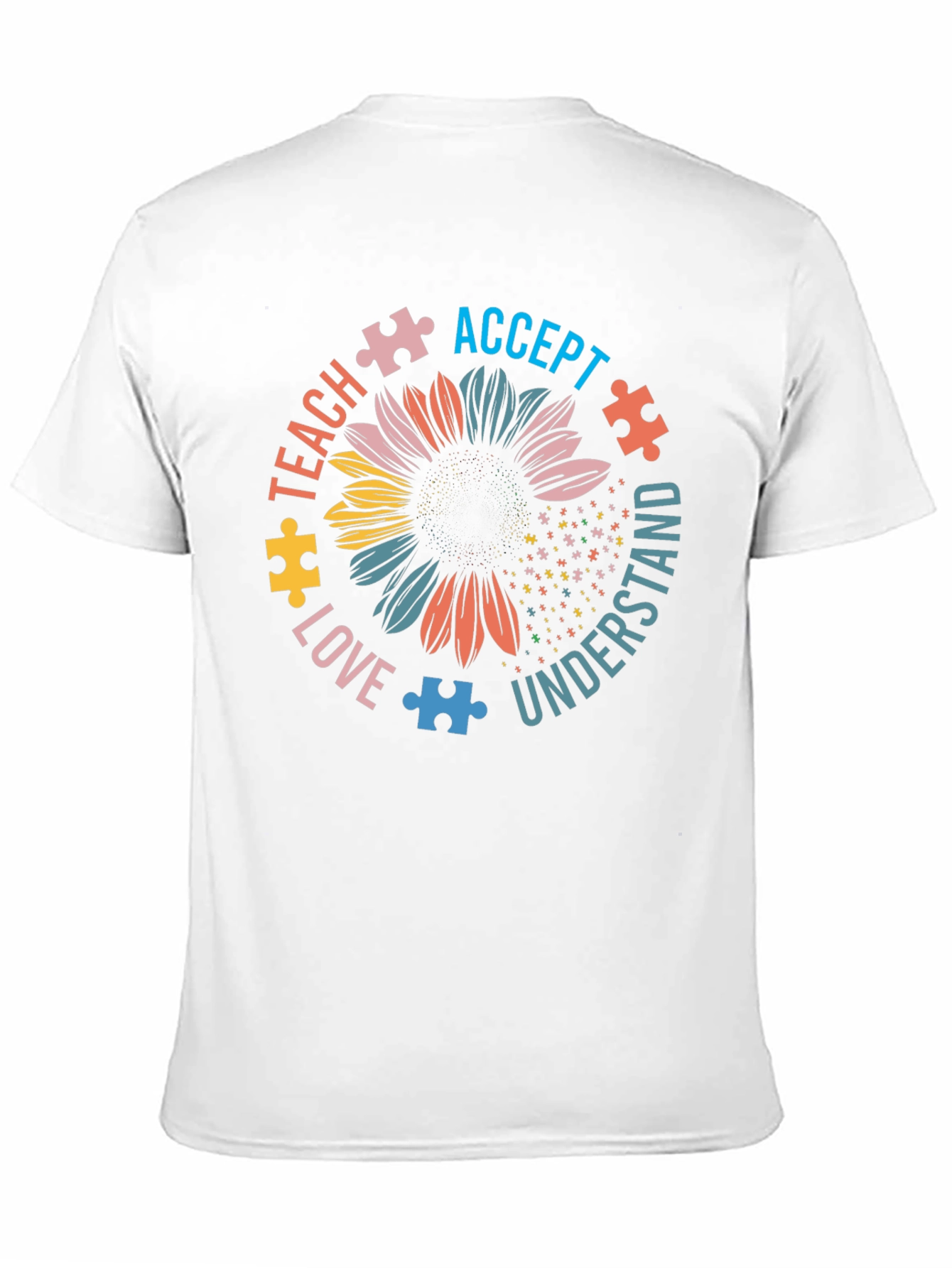 Autism Awareness Sunflower Graphic Tee