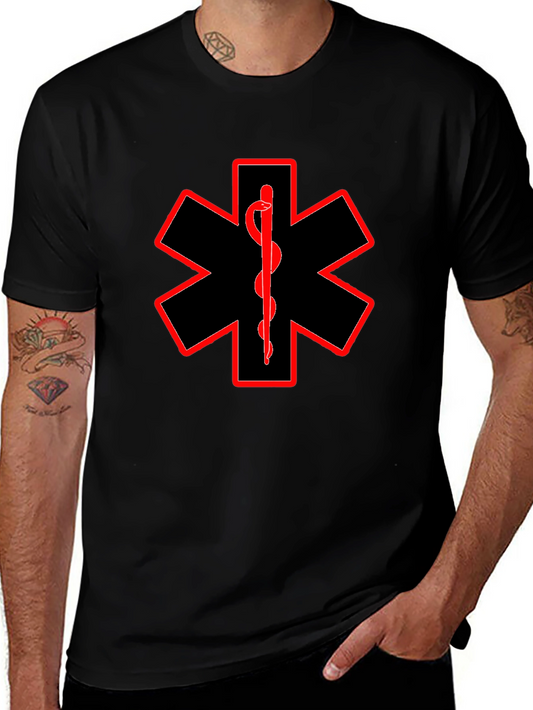Star of Life EMS T-Shirt - Black