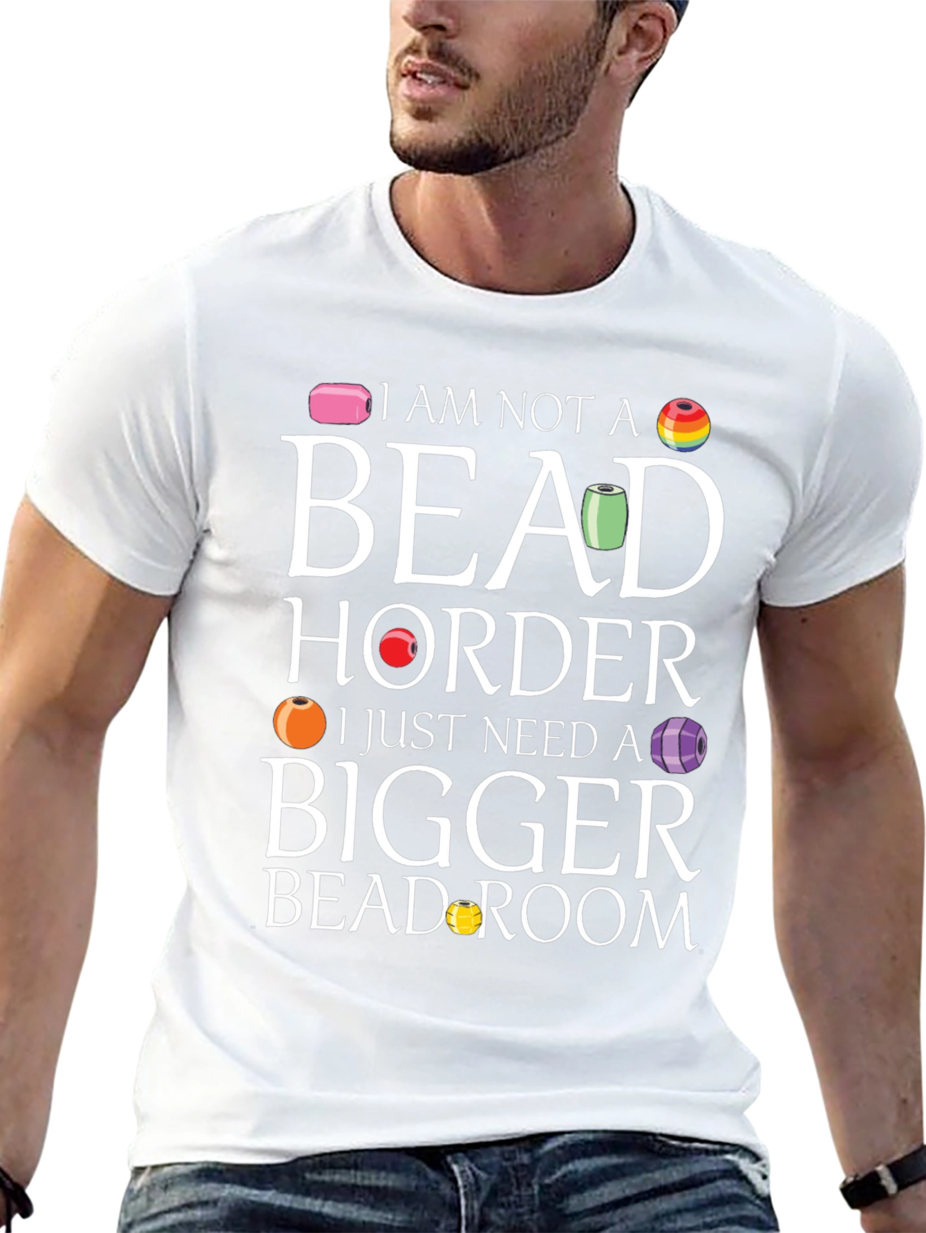 Bead Hoarder T-Shirt - Funny Crafting Tee