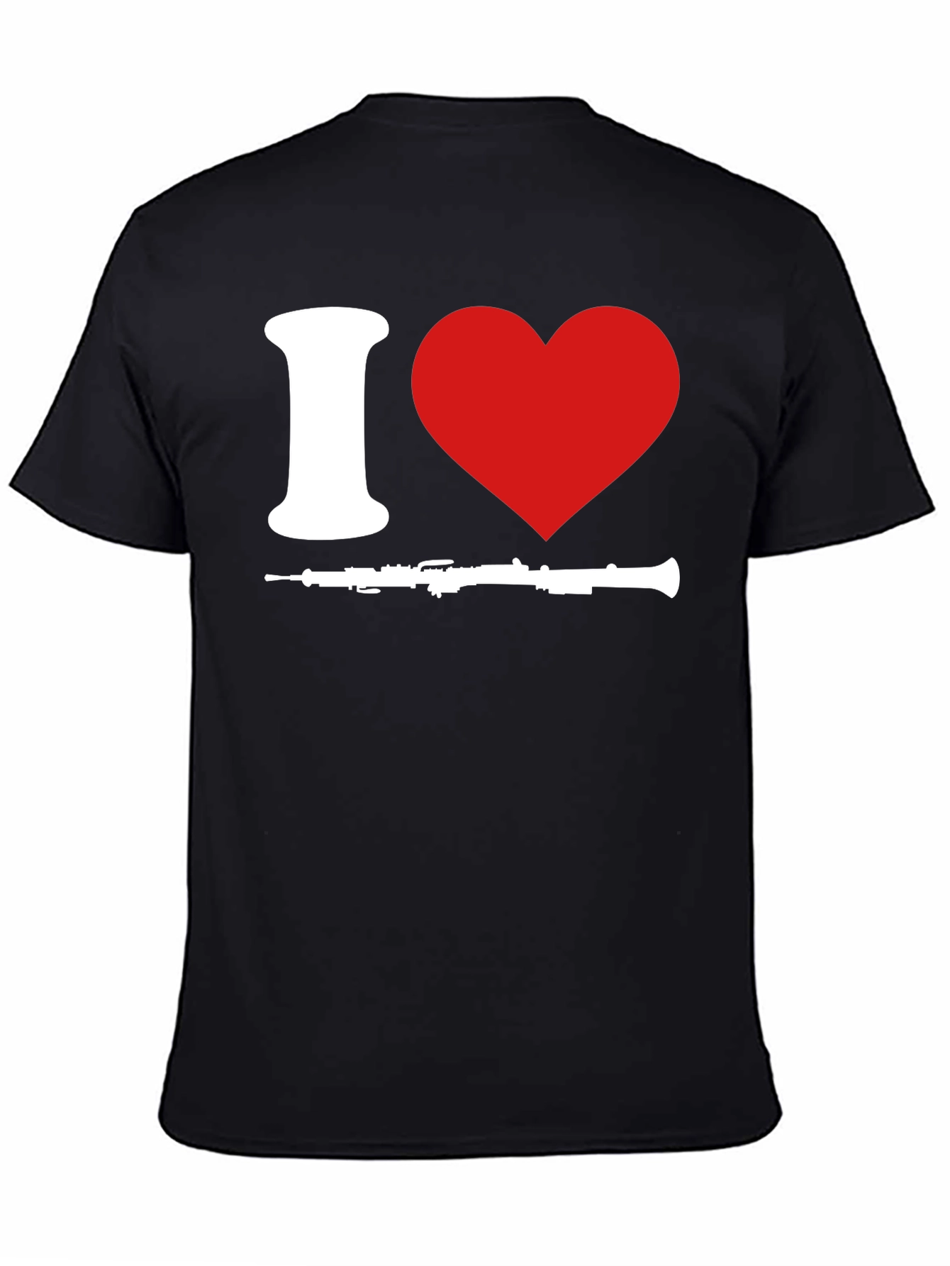 I Love Oboe T-Shirt - Musicians Apparel