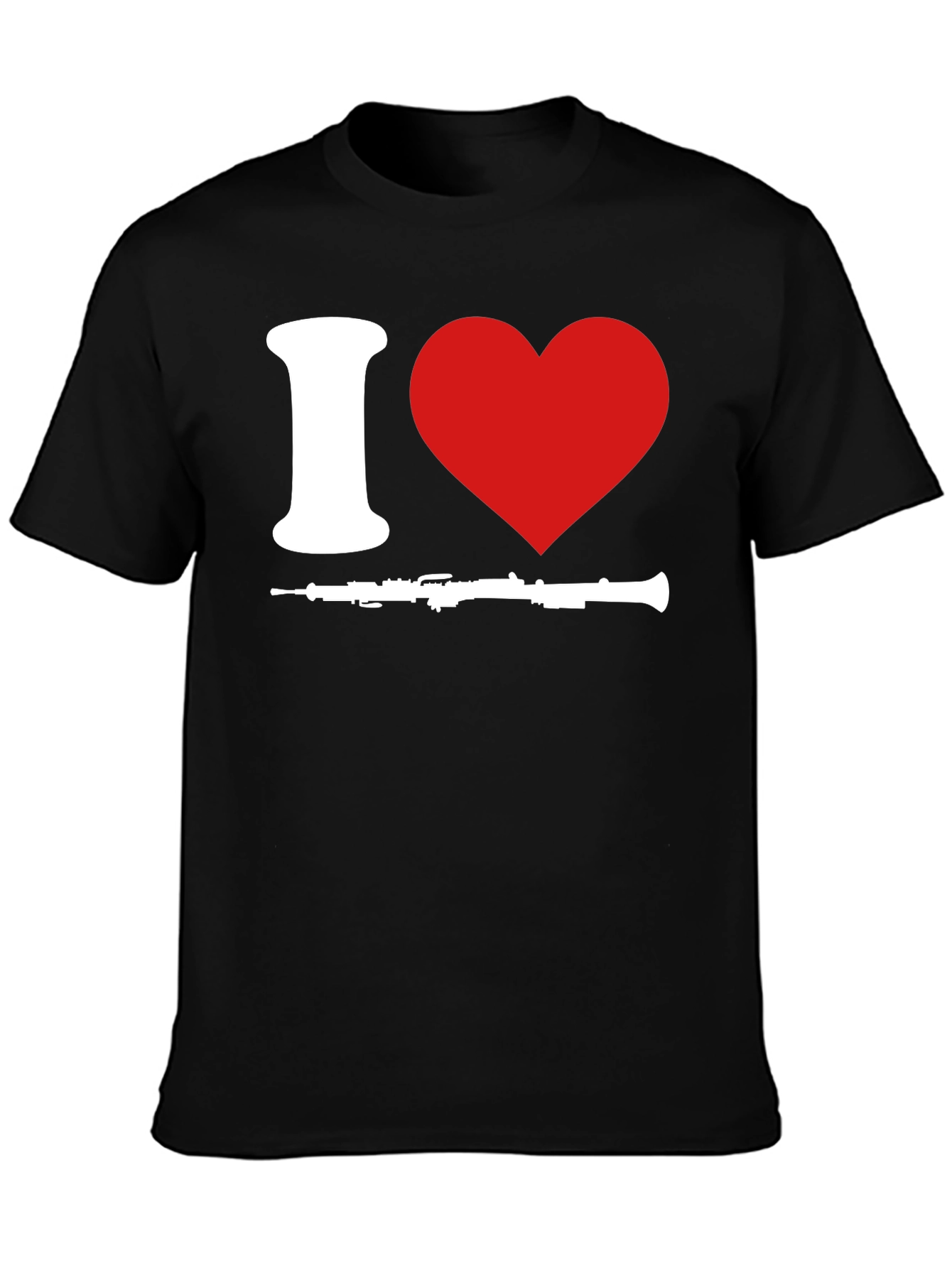 I Love Oboe T-Shirt - Musicians Apparel