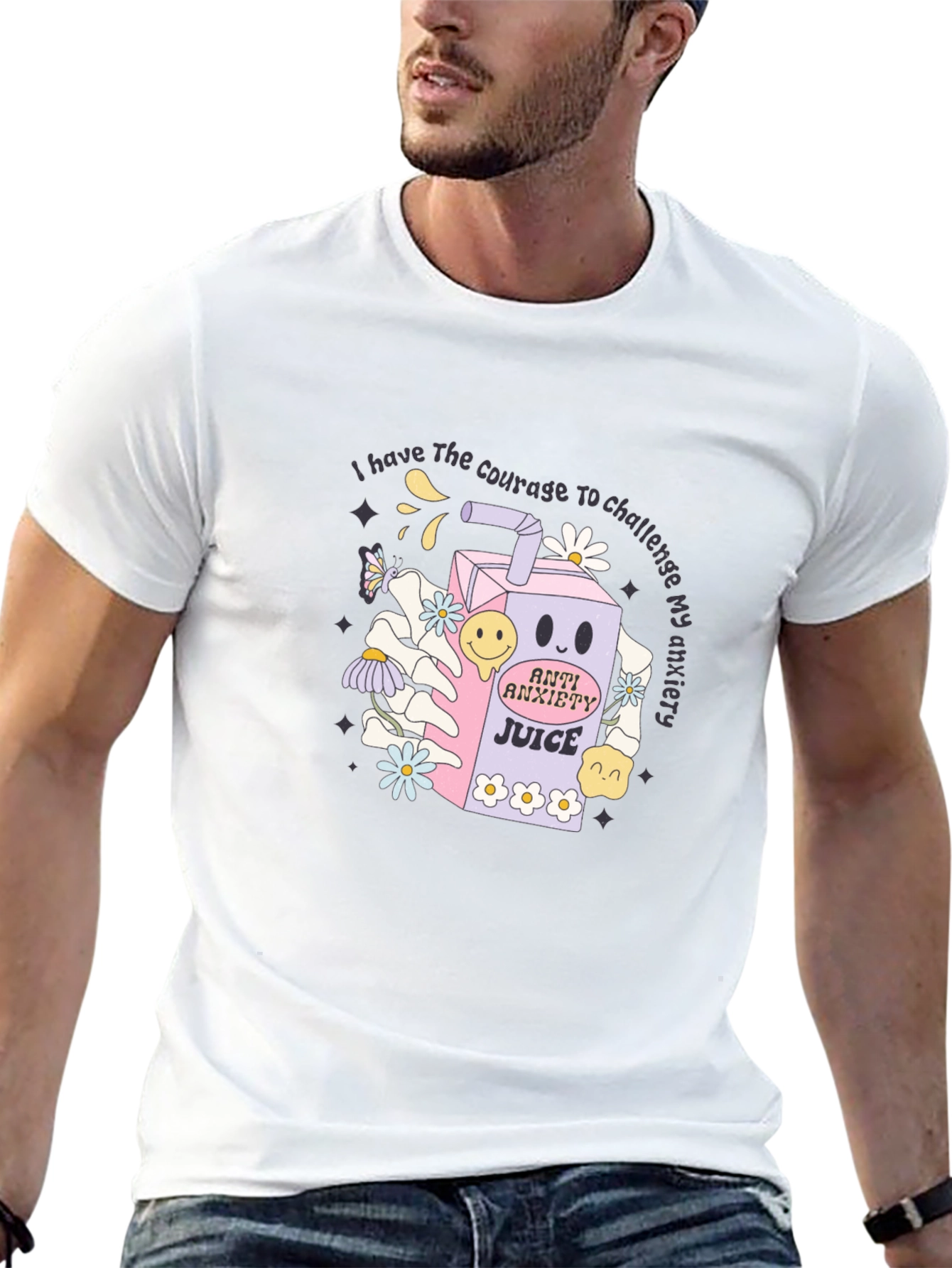 Anti-Anxiety Juice Graphic T-Shirt - Comfort & Style