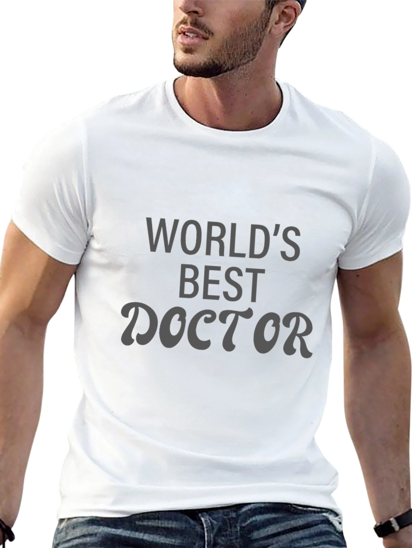 Worlds Best Doctor Black T-Shirt