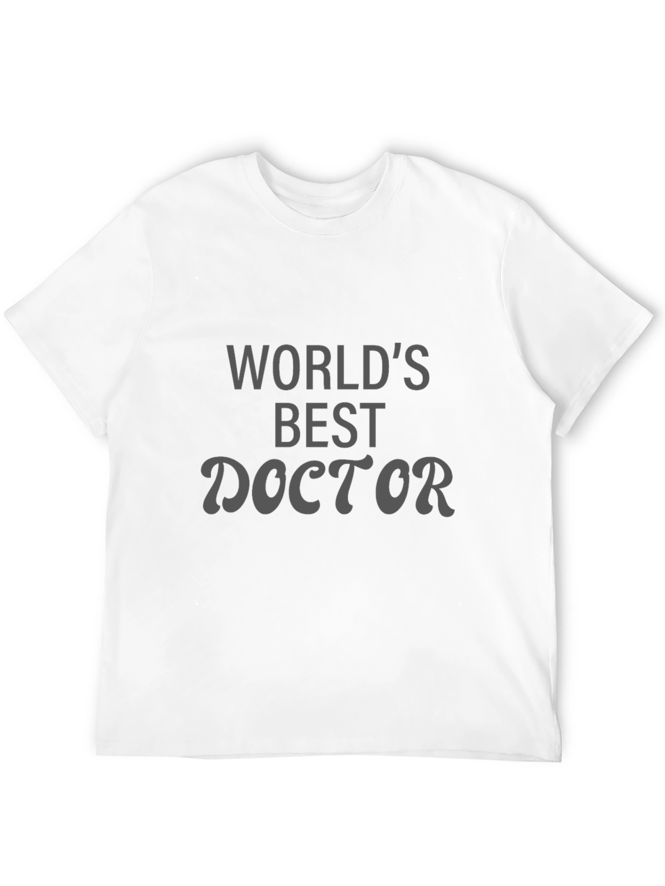 Worlds Best Doctor Black T-Shirt