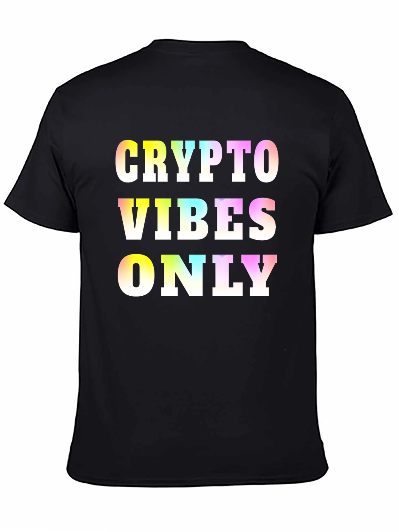 Crypto Vibes Only Black T-Shirt
