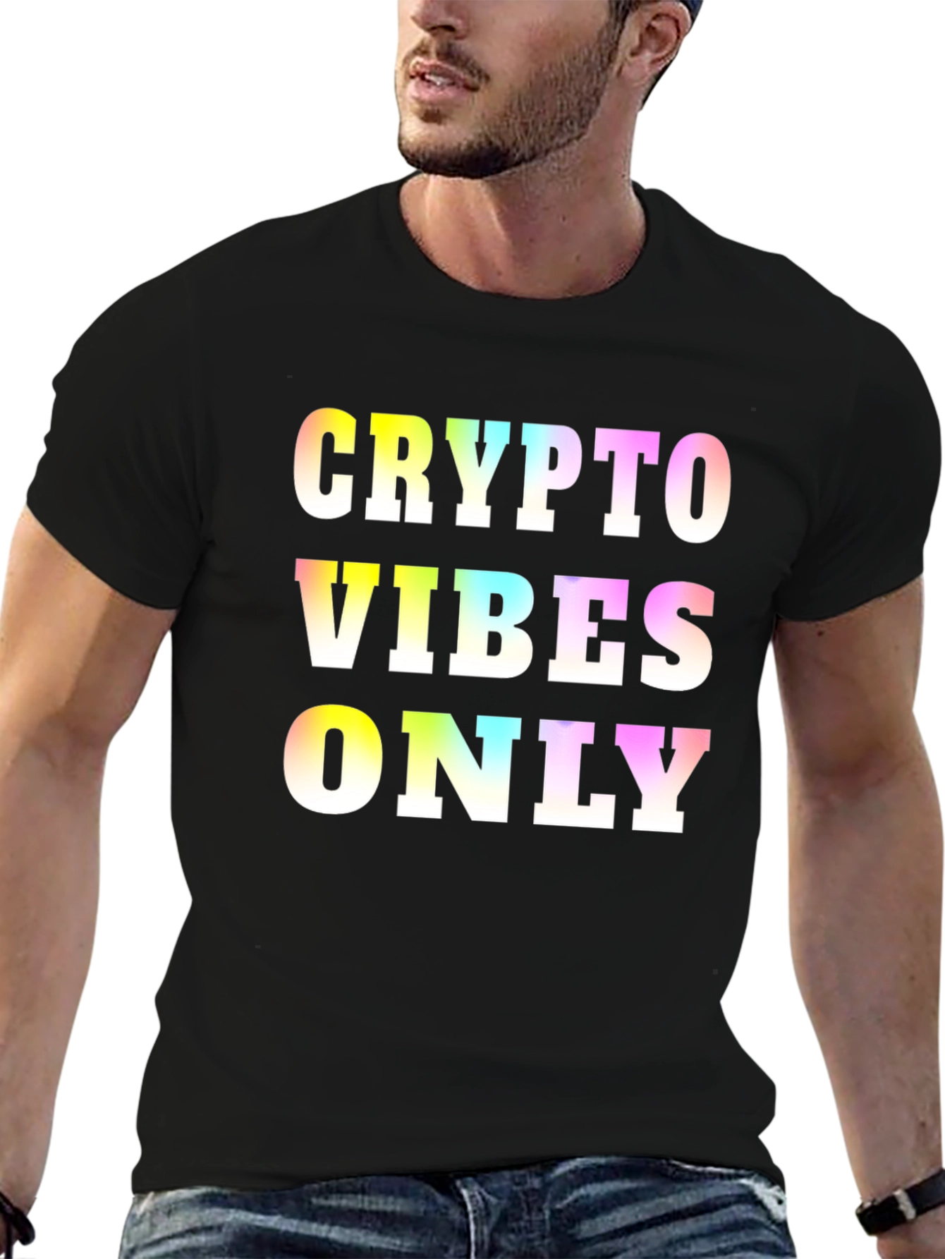 Crypto Vibes Only Black T-Shirt