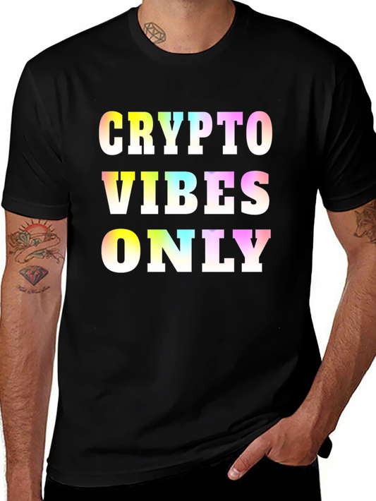 Crypto Vibes Only Black T-Shirt