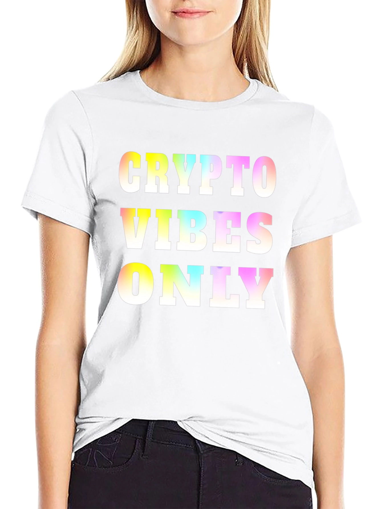 Crypto Vibes Only Black T-Shirt