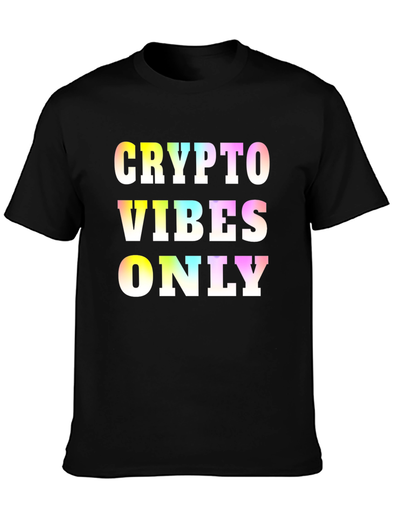 Crypto Vibes Only Black T-Shirt