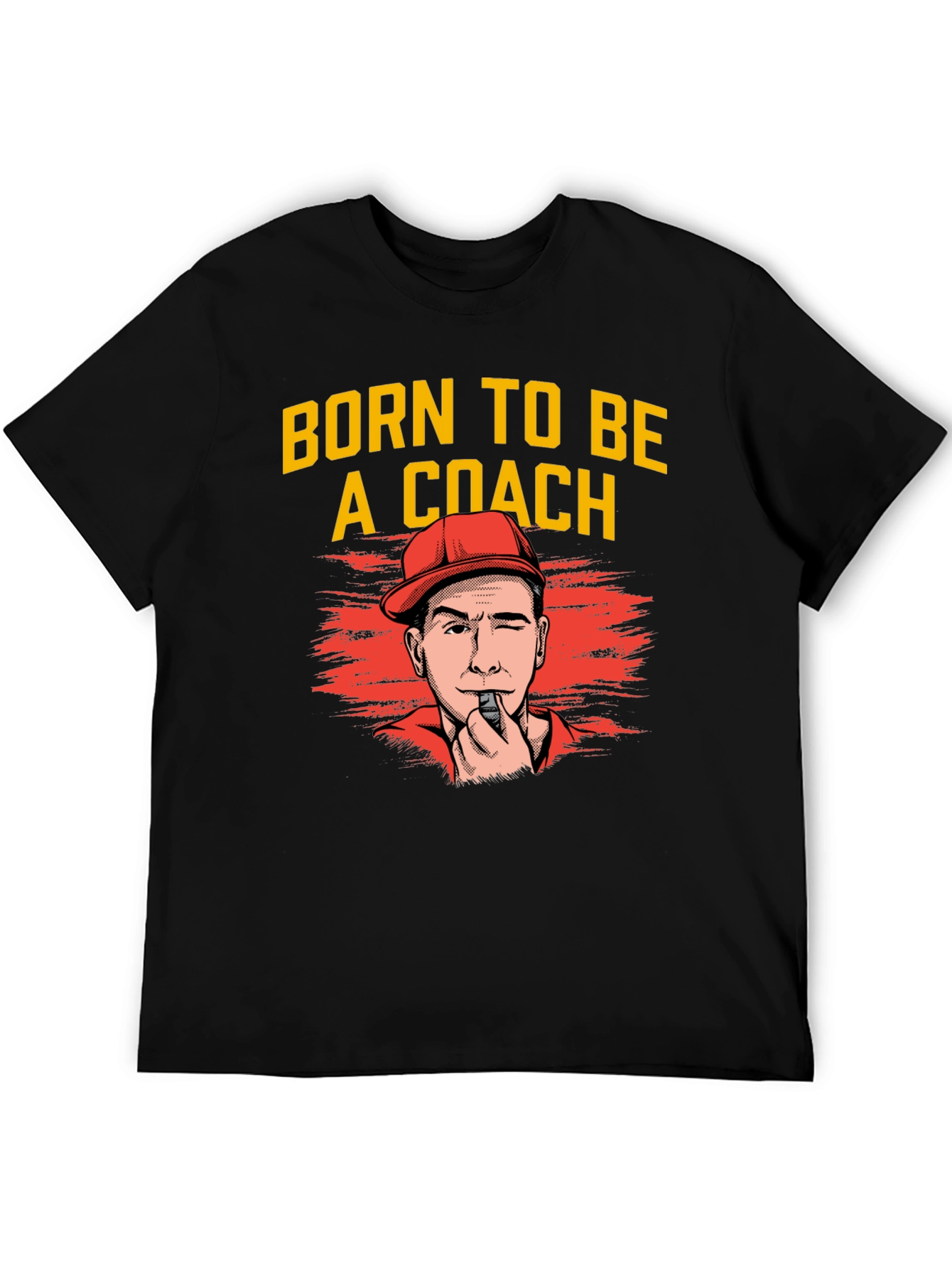 Born to Be A Coach T-Shirt - Black