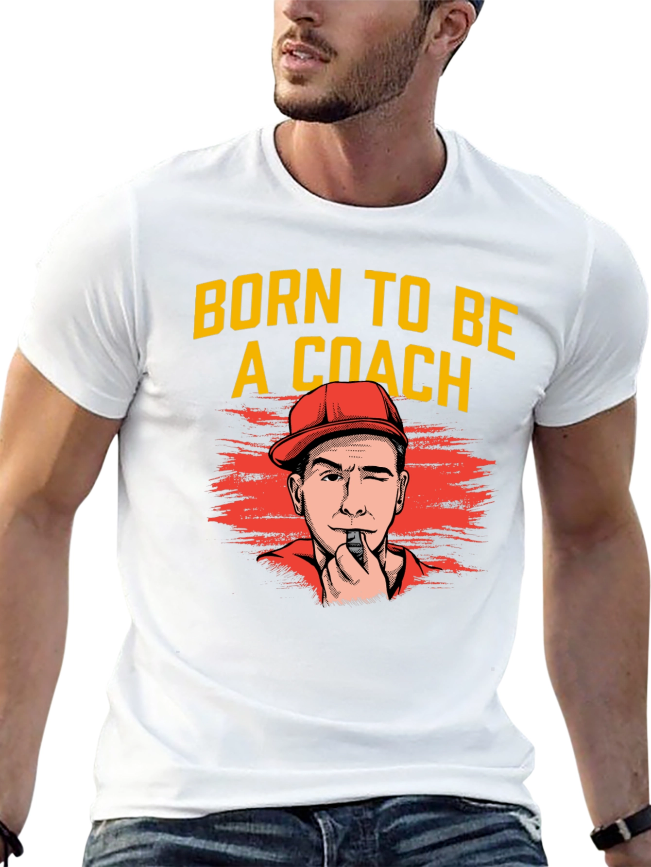 Born to Be A Coach T-Shirt - Black
