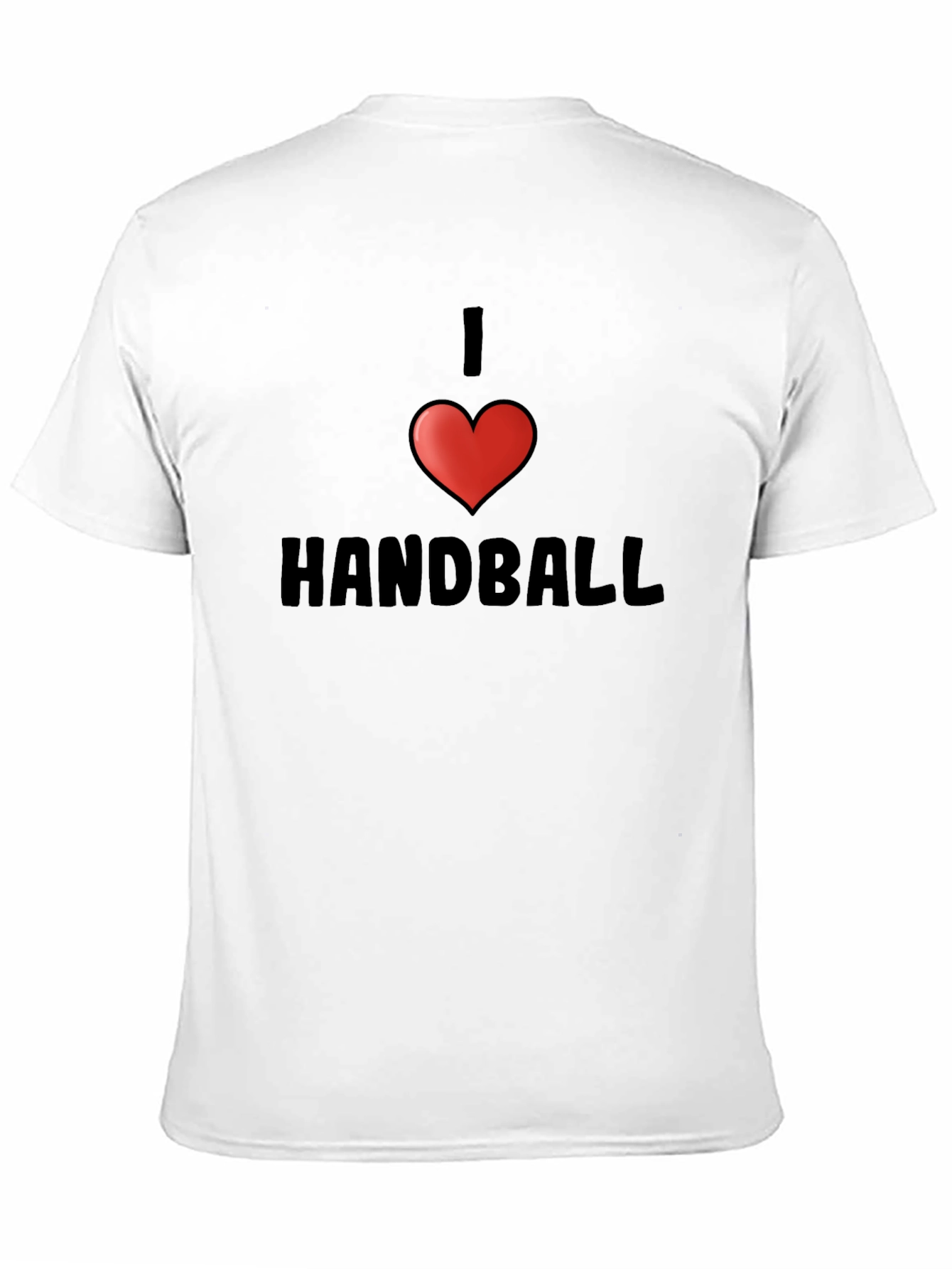 I Love Handball Black T-Shirt