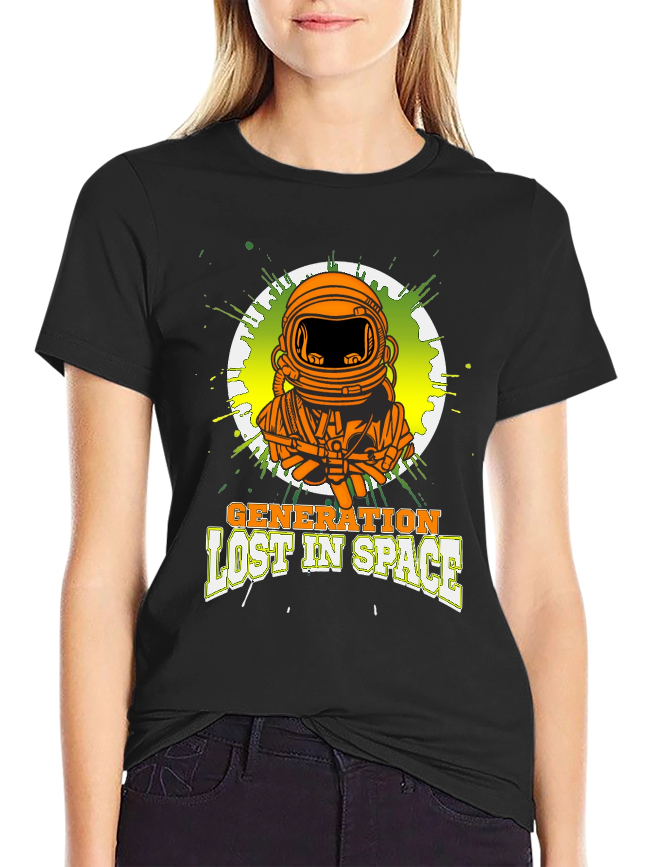 Generation Lost In Space Black T-Shirt
