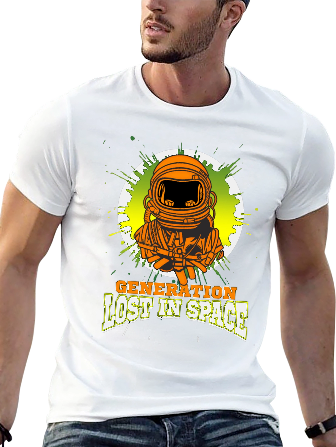 Generation Lost In Space Black T-Shirt