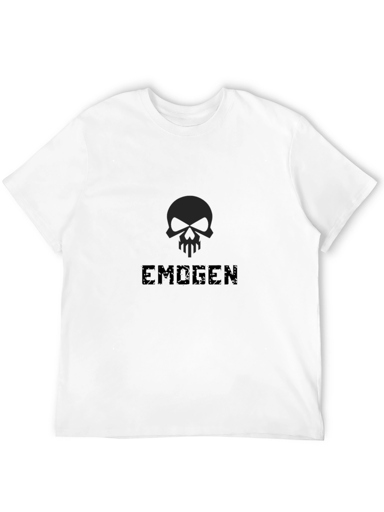 EMOGEN Skull Graphic Black T-Shirt