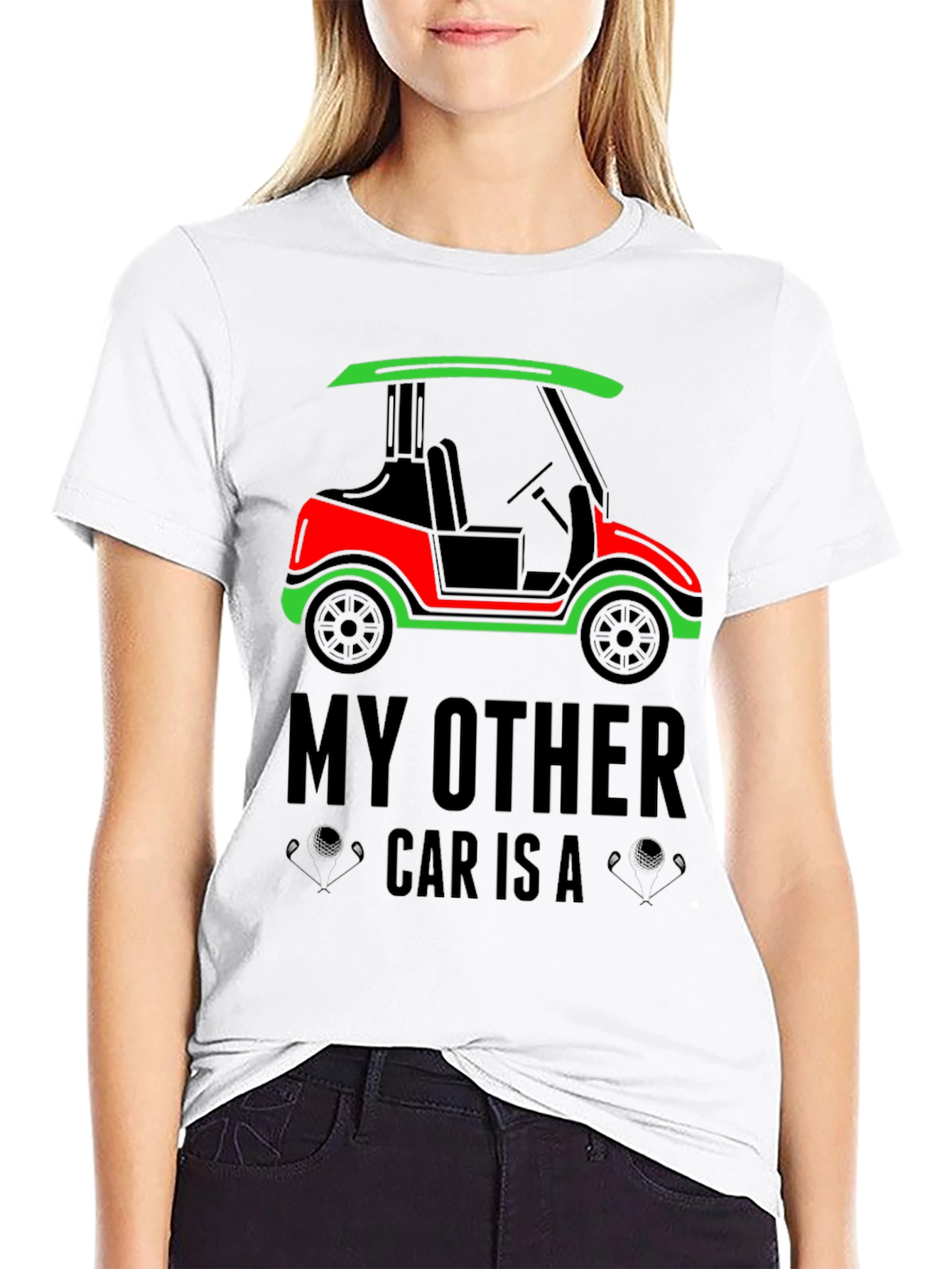 Golf Cart T-Shirt: My Other Car Is A...
