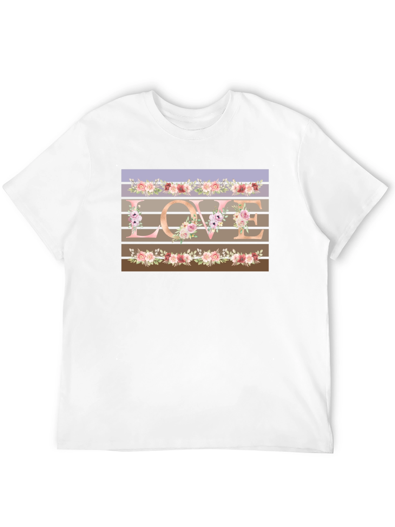 Floral LOVE T-Shirt - Stylish Graphic Tee