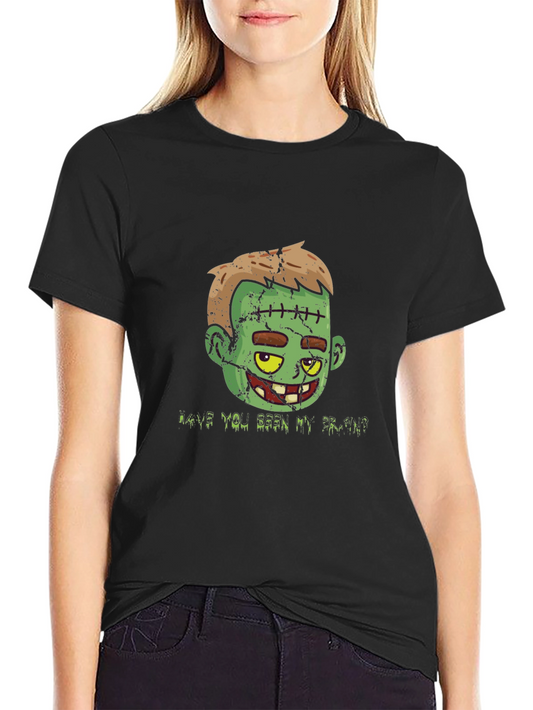 Zombie Brain T-Shirt - Halloween Graphic Tee