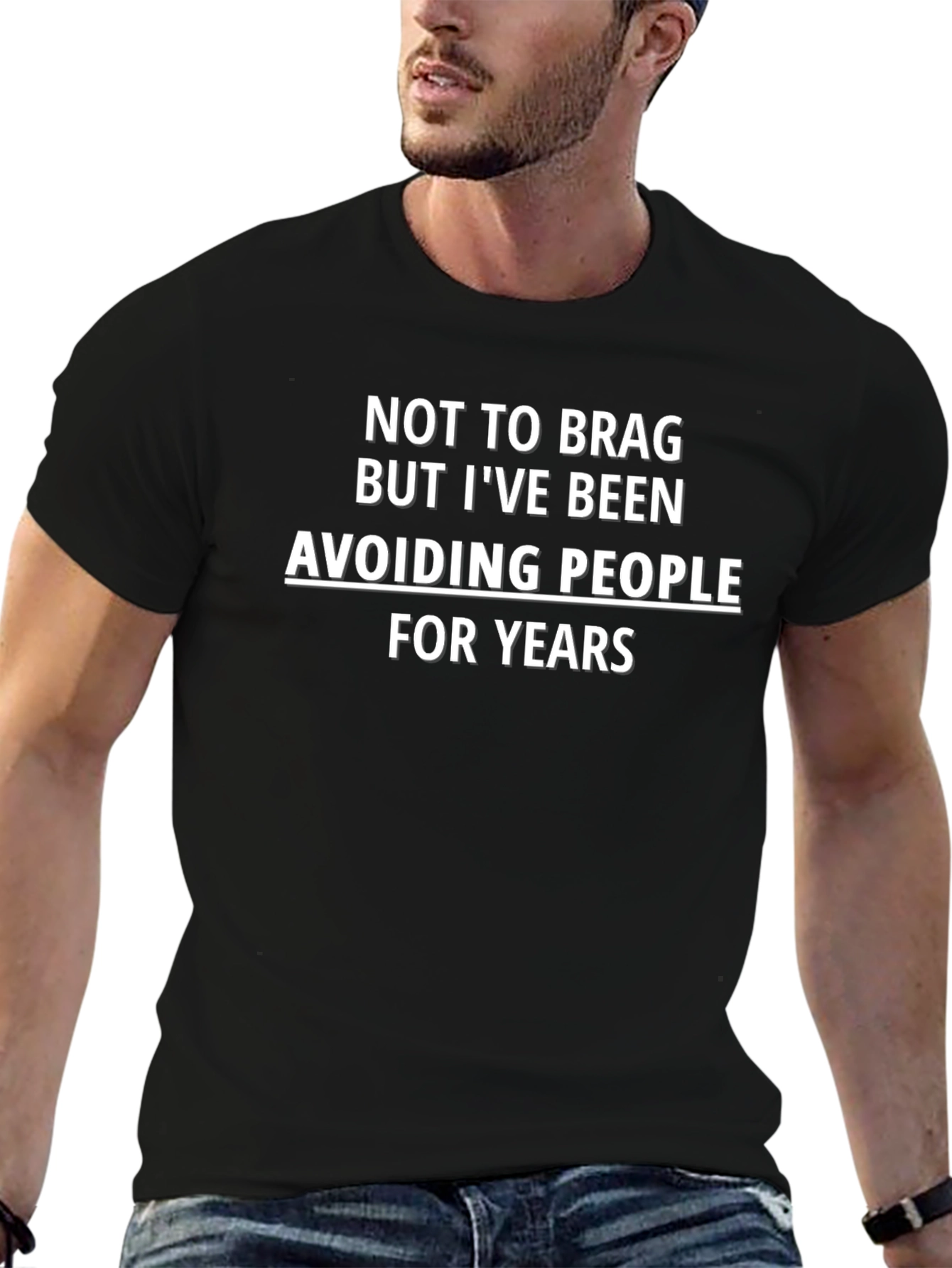 Introvert Humor T-Shirt: Avoiding People