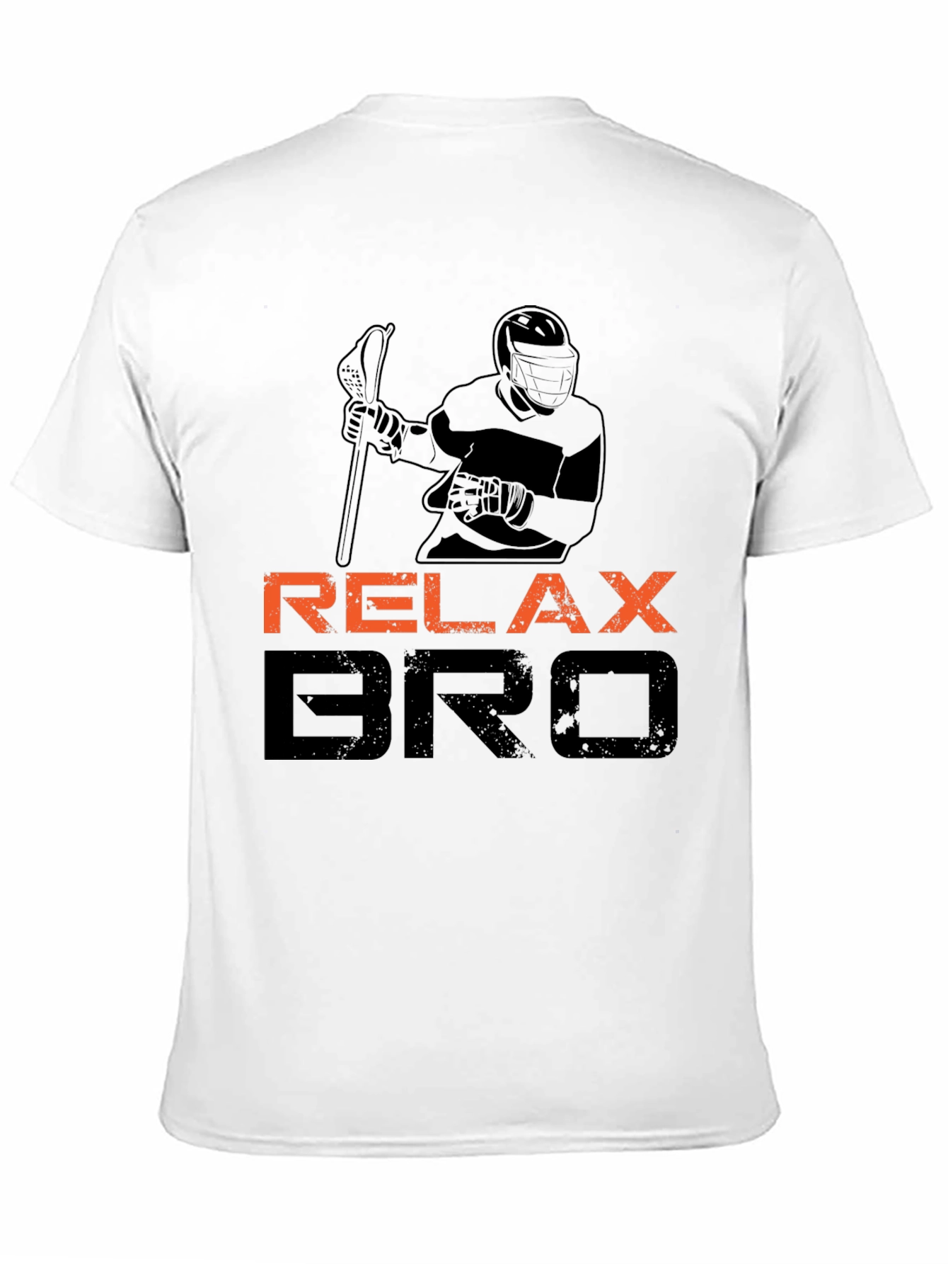 Relax Bro Lacrosse T-Shirt - Black