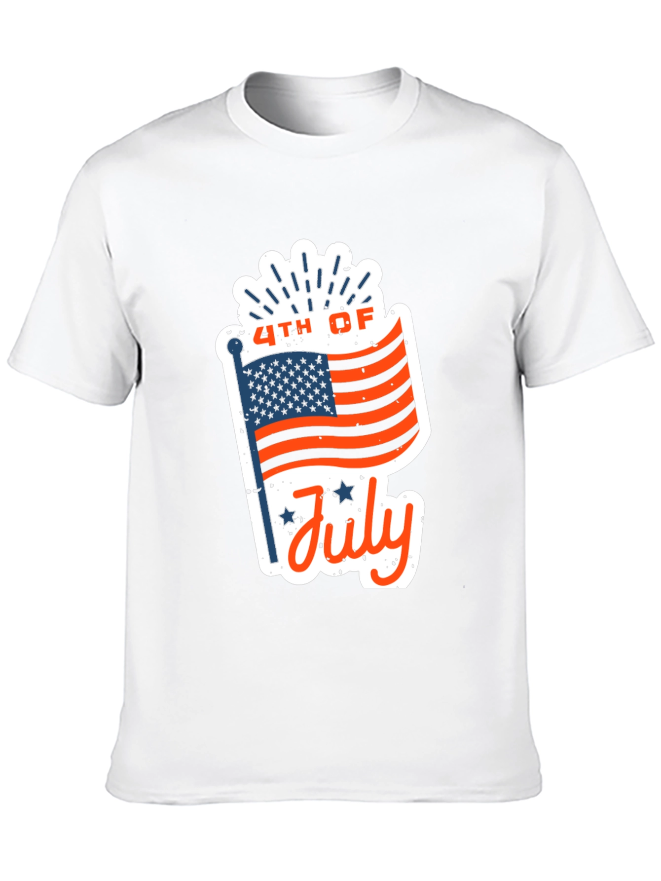 Patriotic 4th of July Graphic T-Shirt