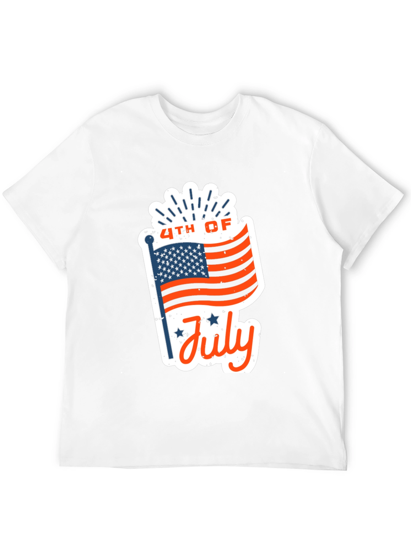 Patriotic 4th of July Graphic T-Shirt