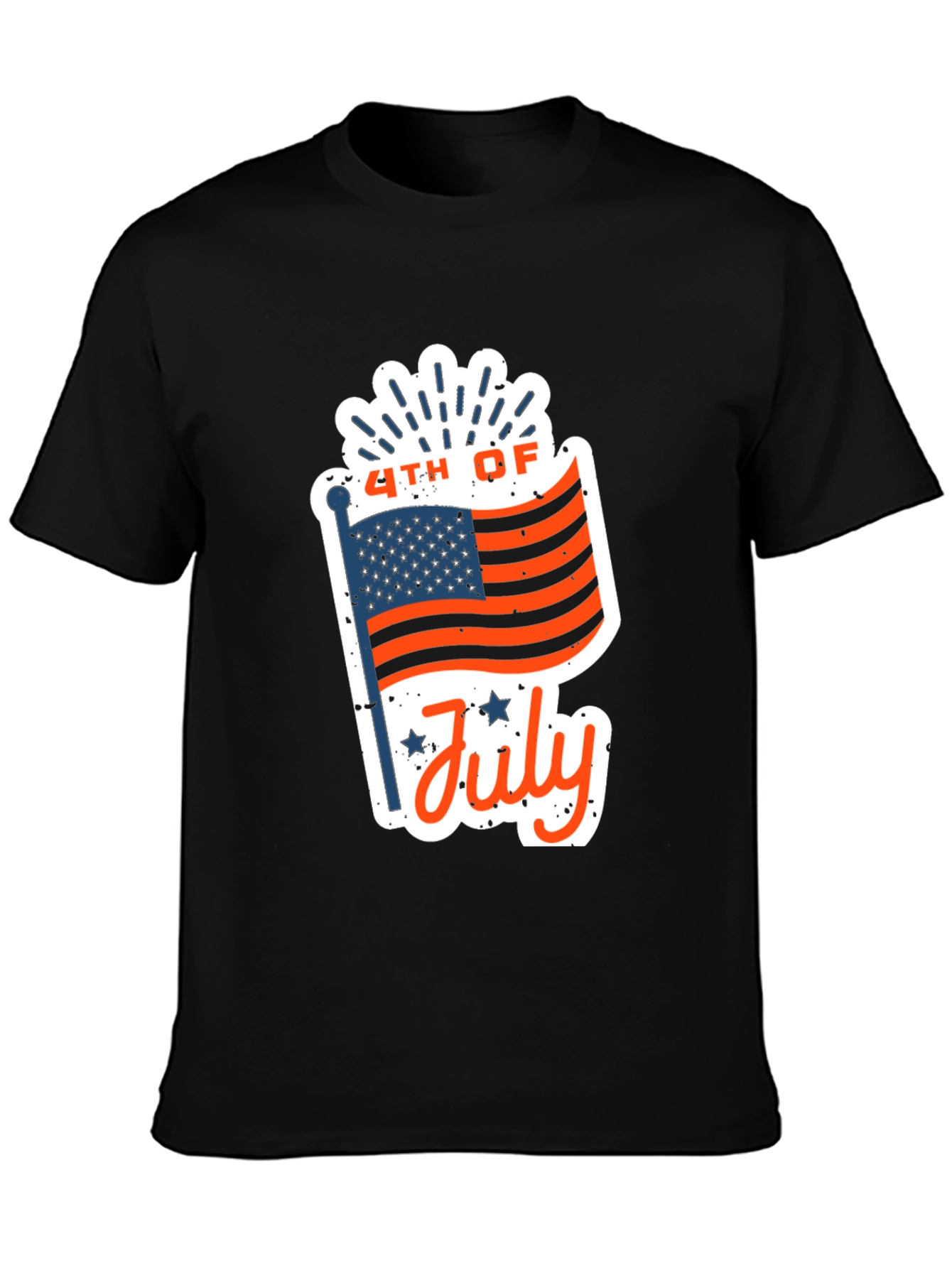 Patriotic 4th of July Graphic T-Shirt