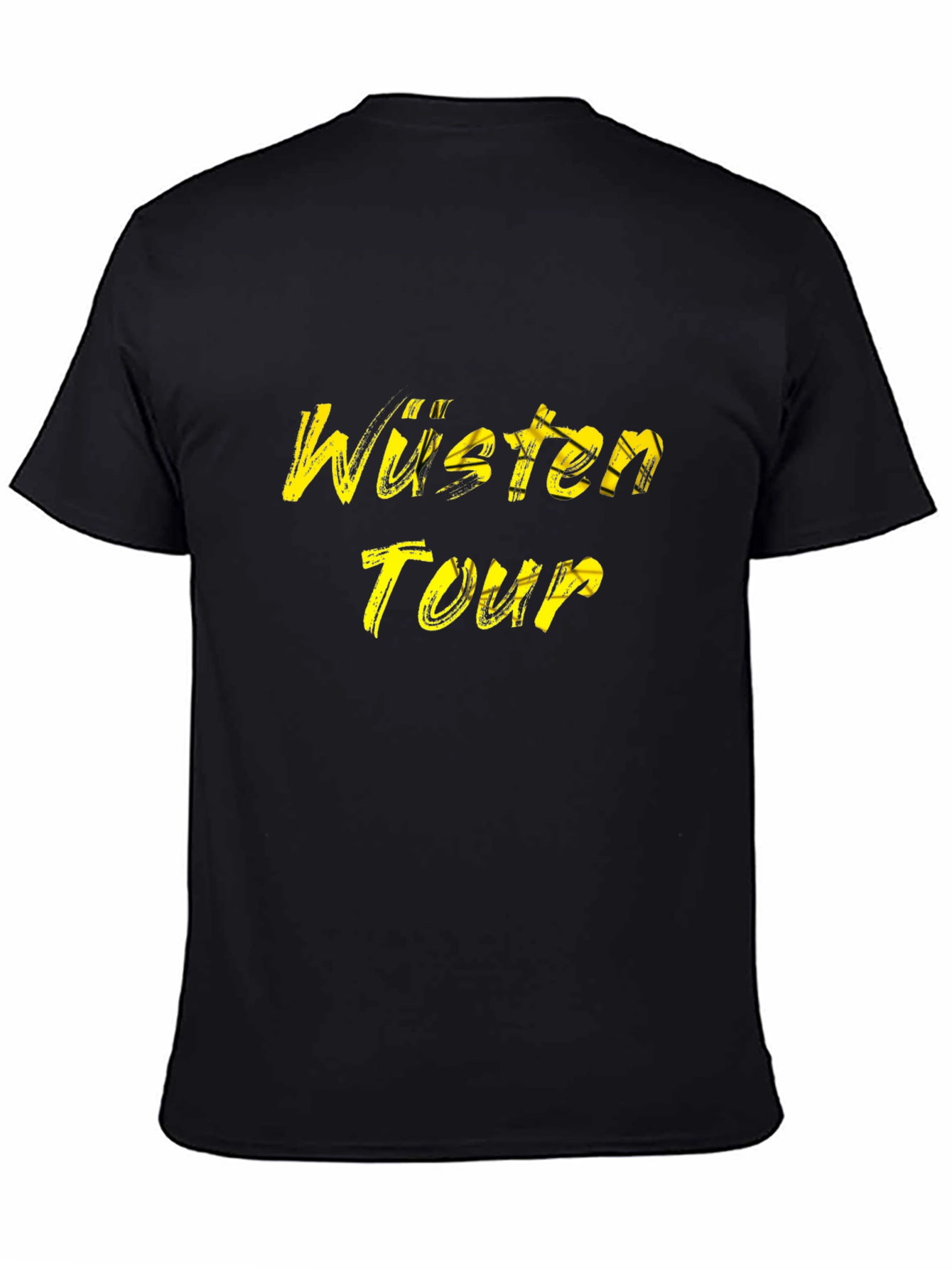 Wüsten Tour Graphic Tee - Stylish Black T-Shirt
