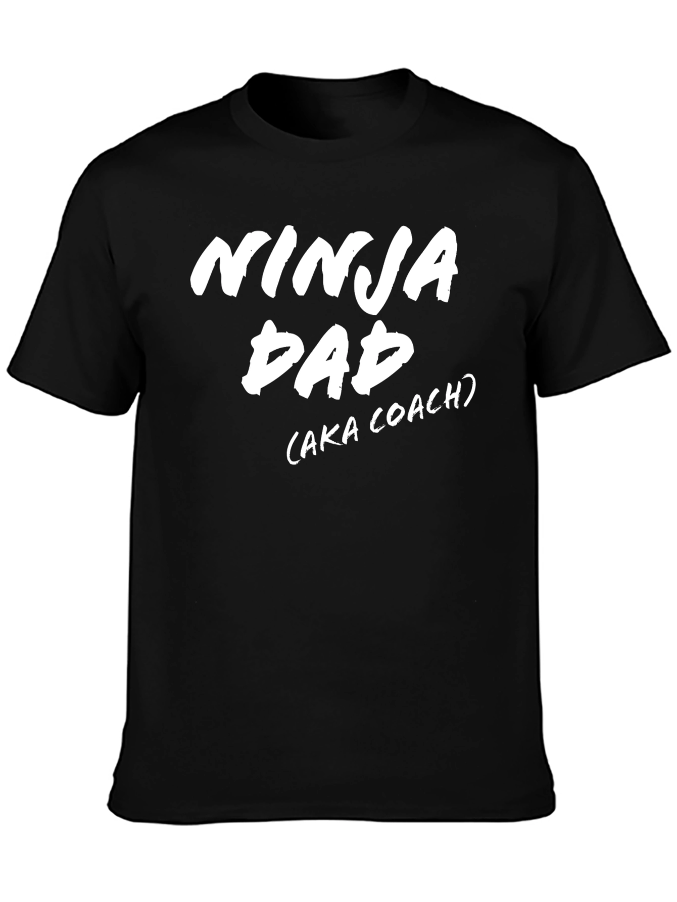 Ninja Dad (aka Coach) T-Shirt - Black Casual Wear