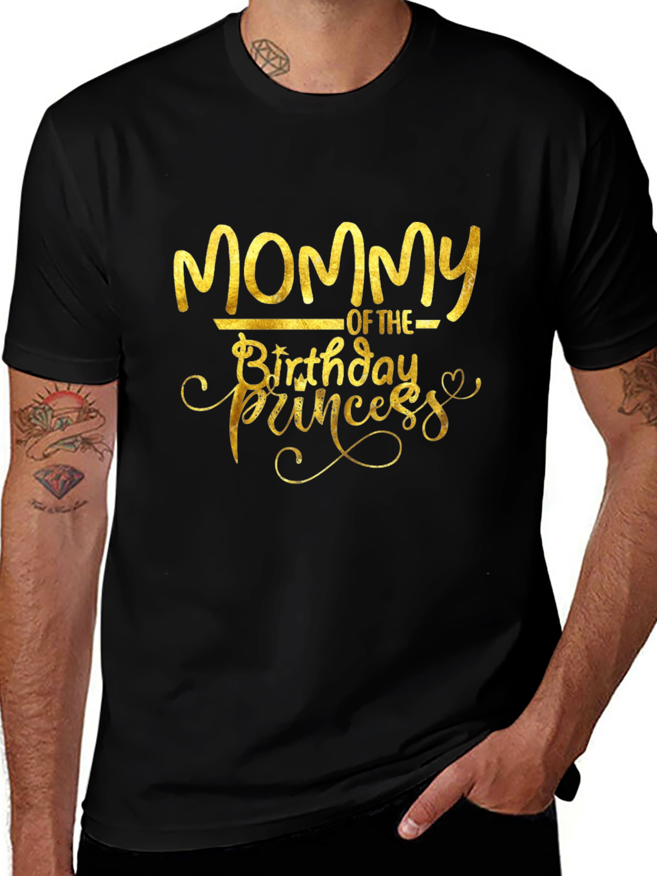 Mommy of the Birthday Princess Graphic Tee