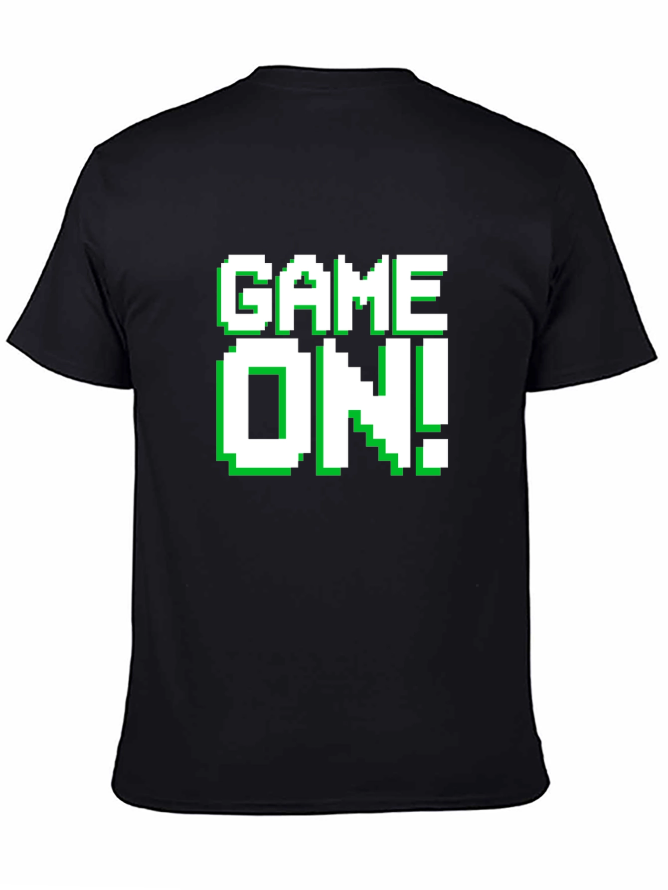 Game On! Graphic Tee - Retro Pixel Gamer T-Shirt