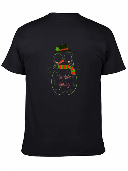 Christmas Snowman T-Shirt - Holiday Graphic Tee