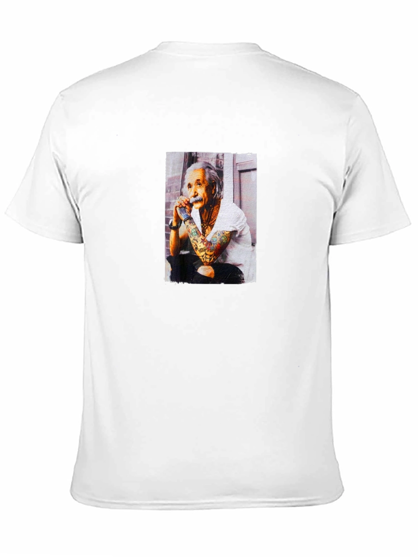 Tattooed Einstein Graphic Tee - Black