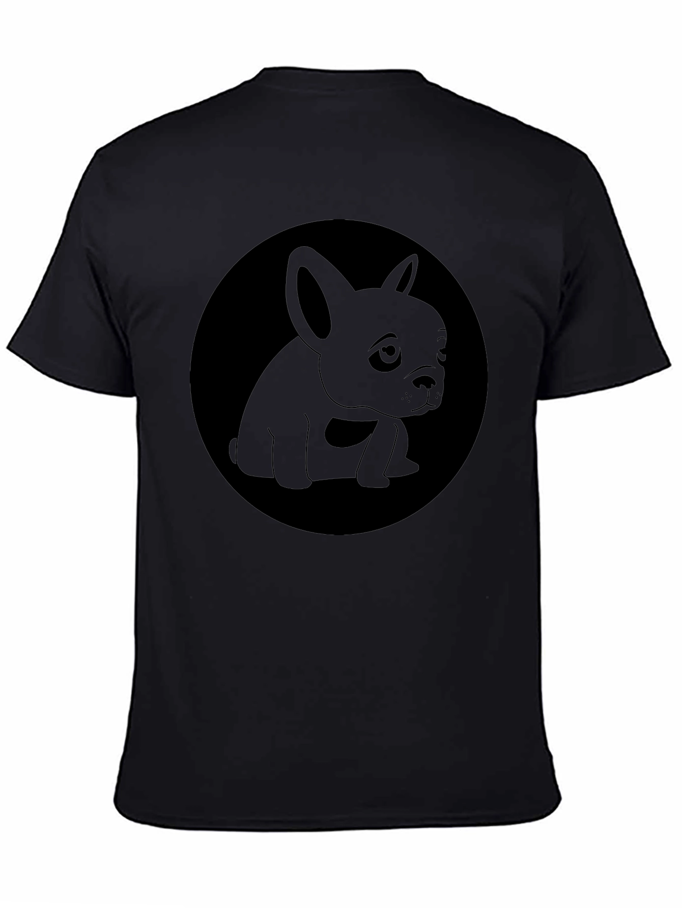 Dog Graphic Tee - Black T-Shirt