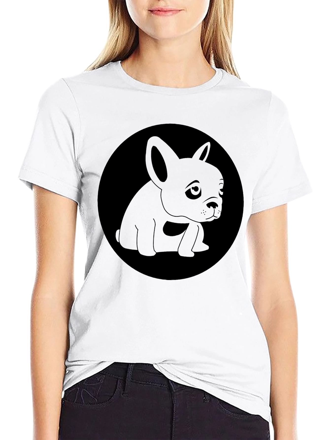 Dog Graphic Tee - Black T-Shirt