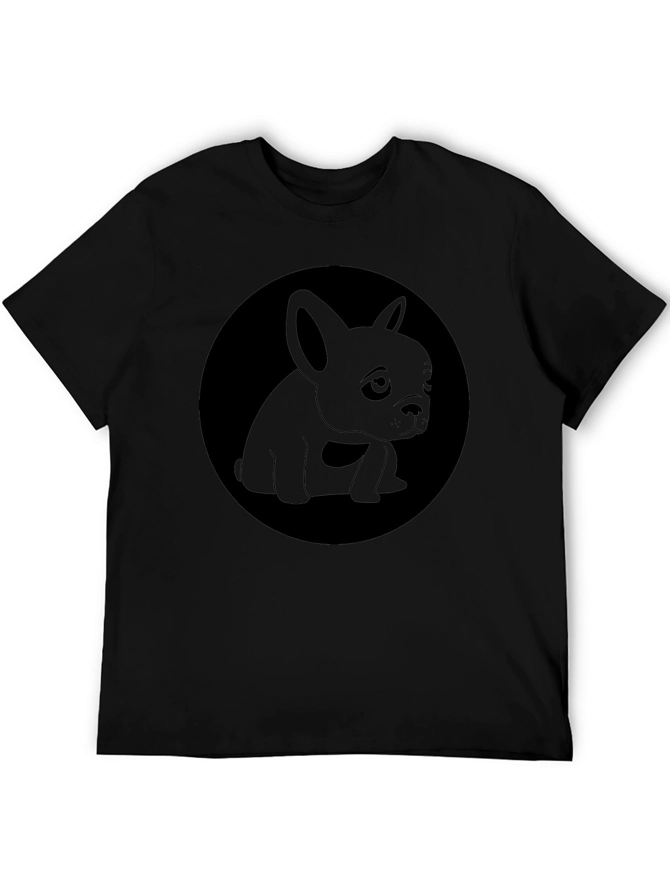Dog Graphic Tee - Black T-Shirt