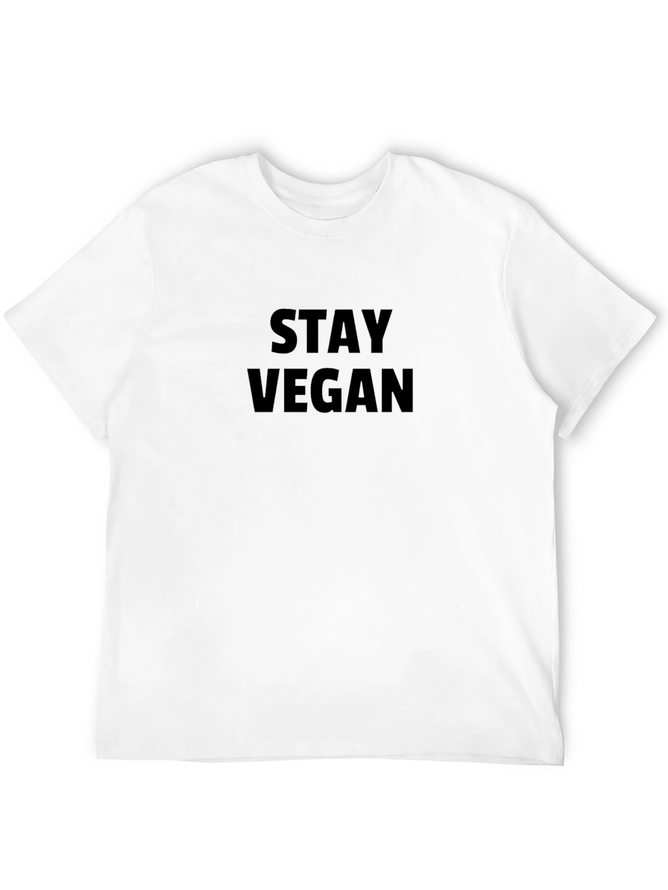 Stay Vegan Black T-Shirt - Unisex
