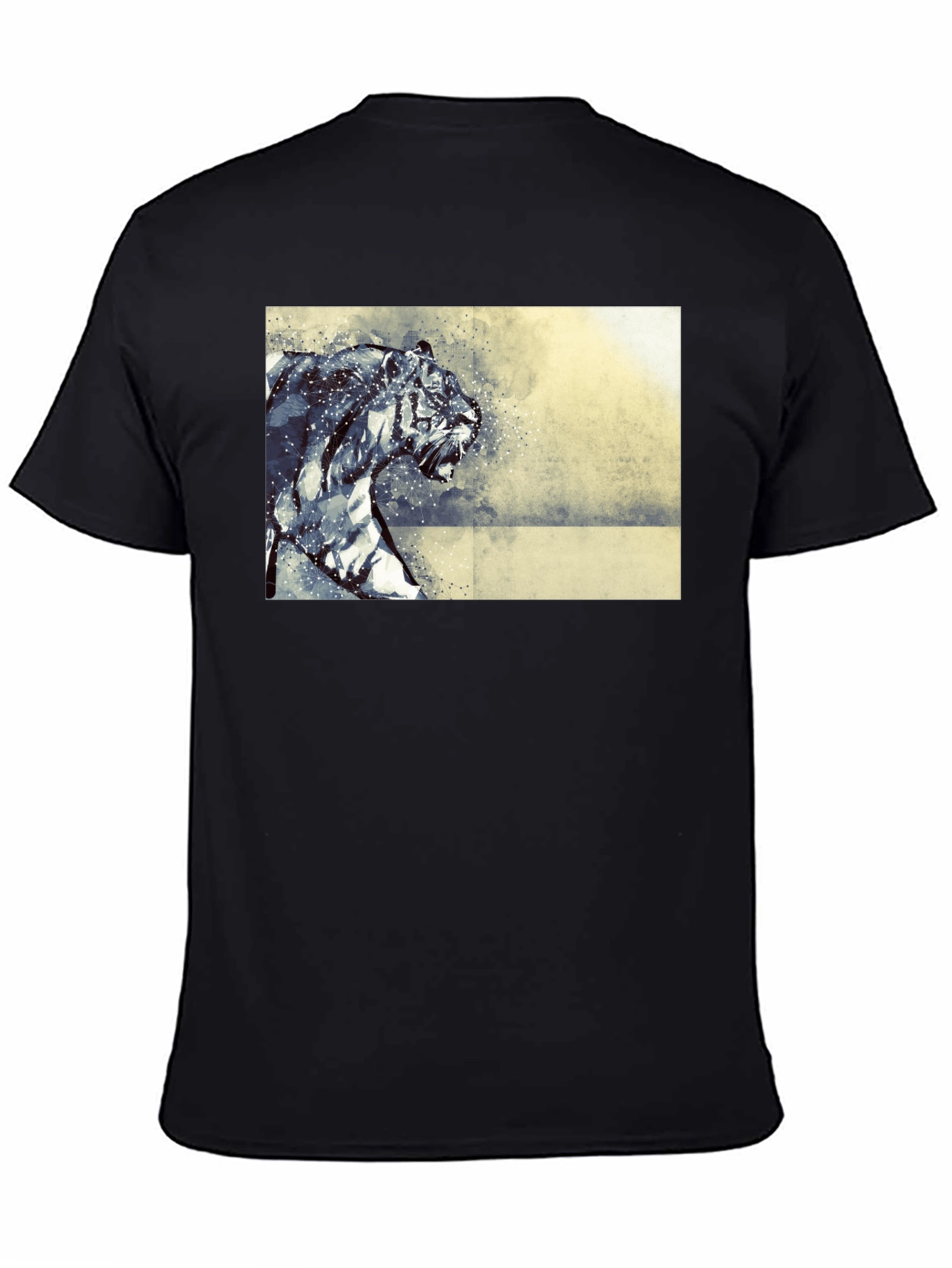 Tiger Graphic Black T-Shirt