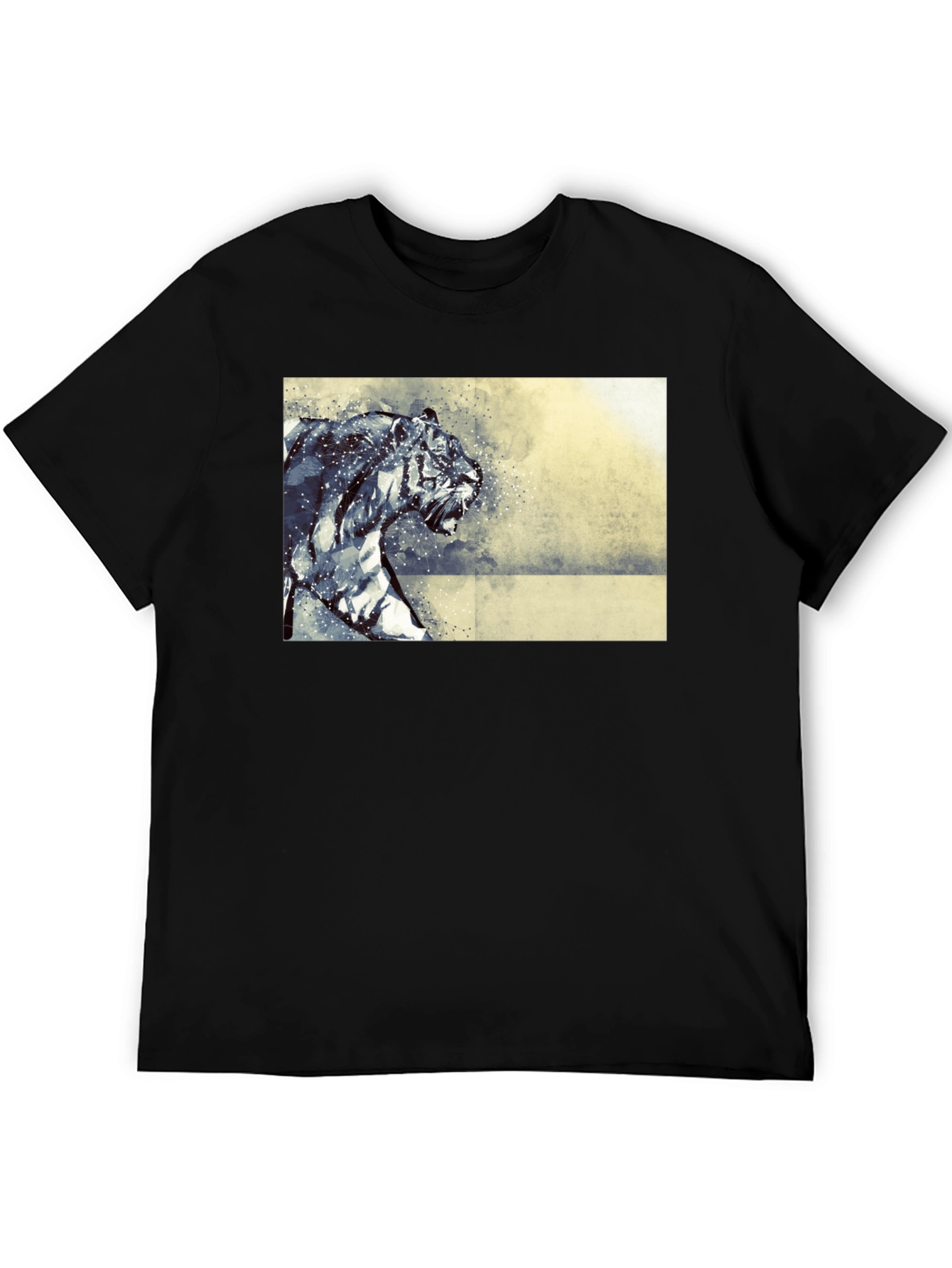 Tiger Graphic Black T-Shirt