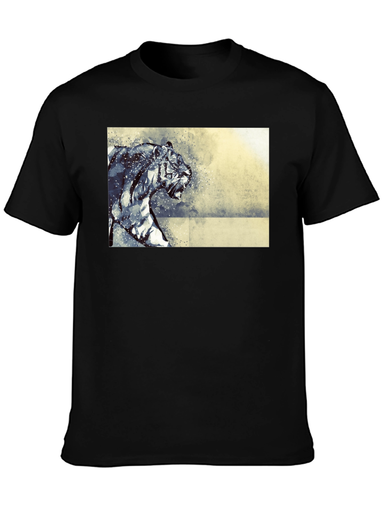 Tiger Graphic Black T-Shirt