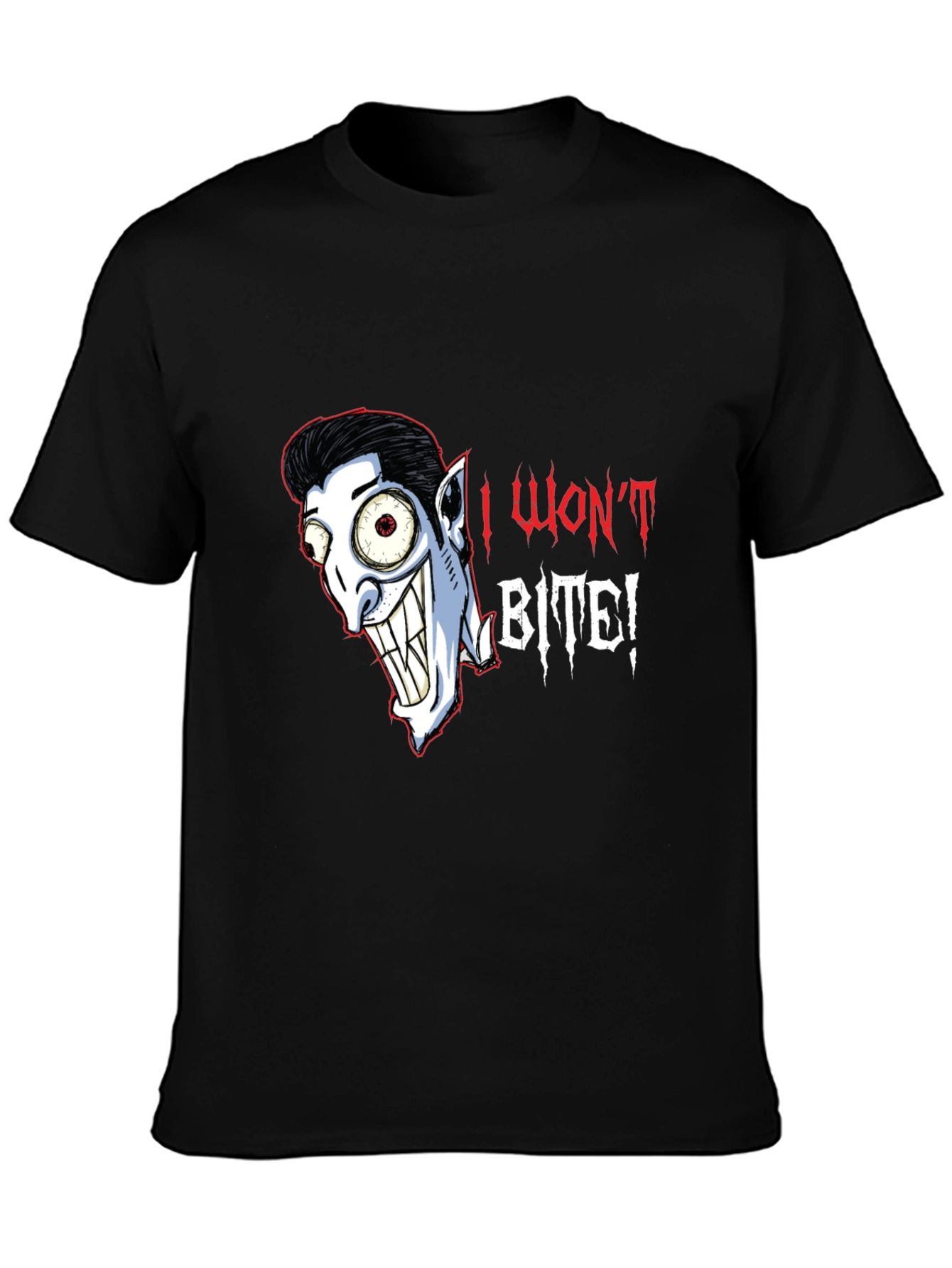 I Wont Bite Vampire Graphic T-Shirt