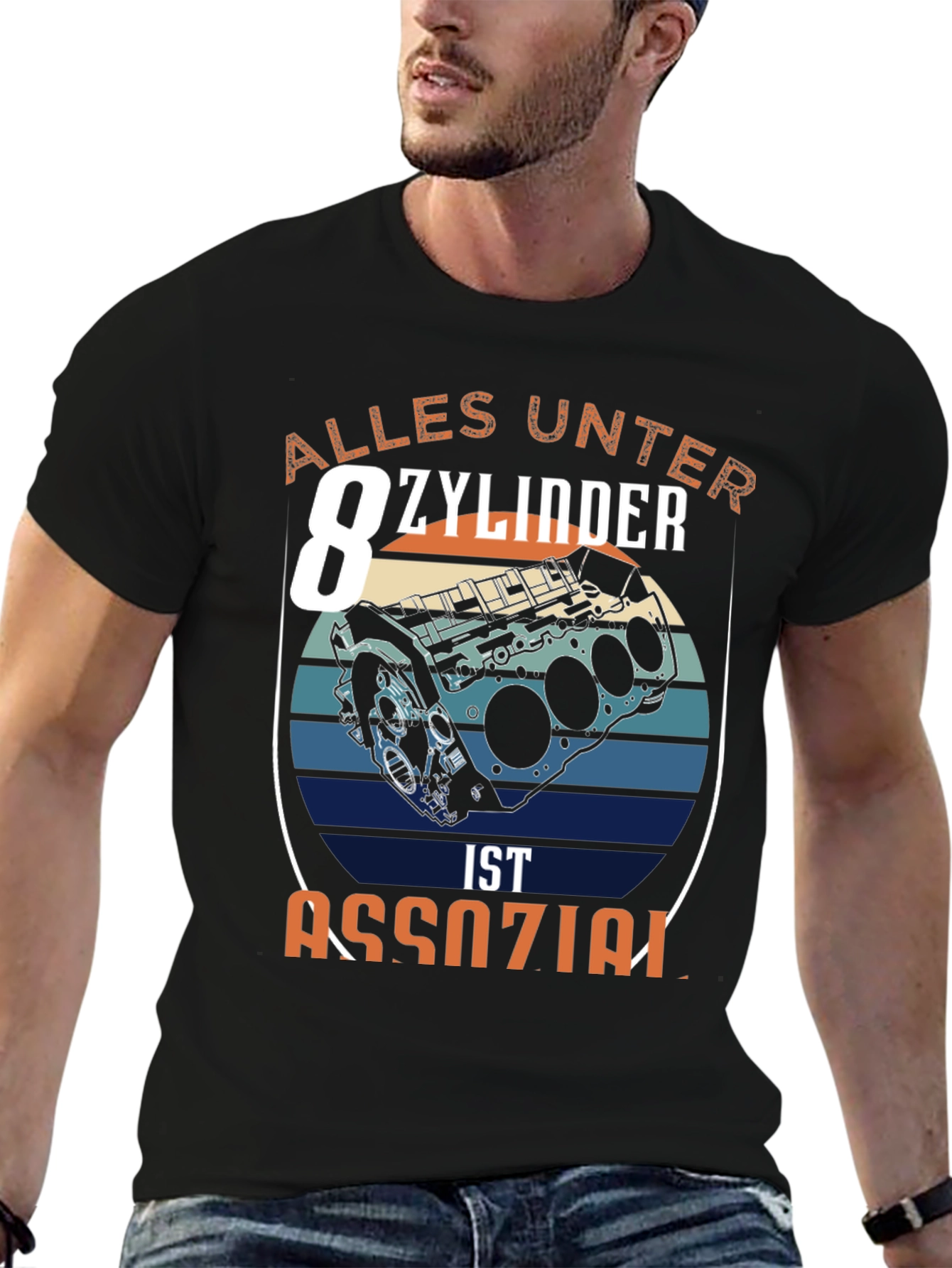 Alles Unter 8 Zylinder T-Shirt