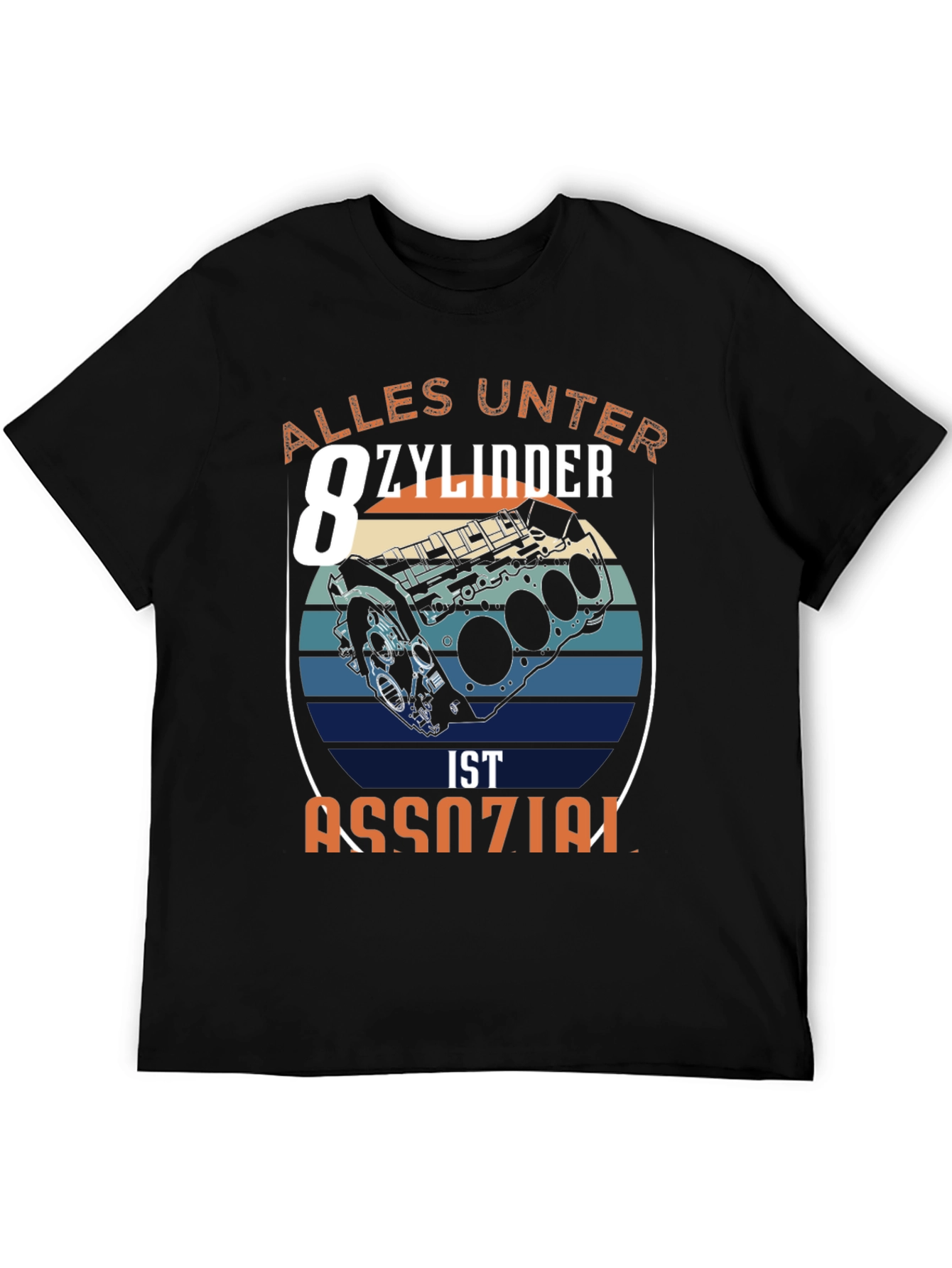 Alles Unter 8 Zylinder T-Shirt