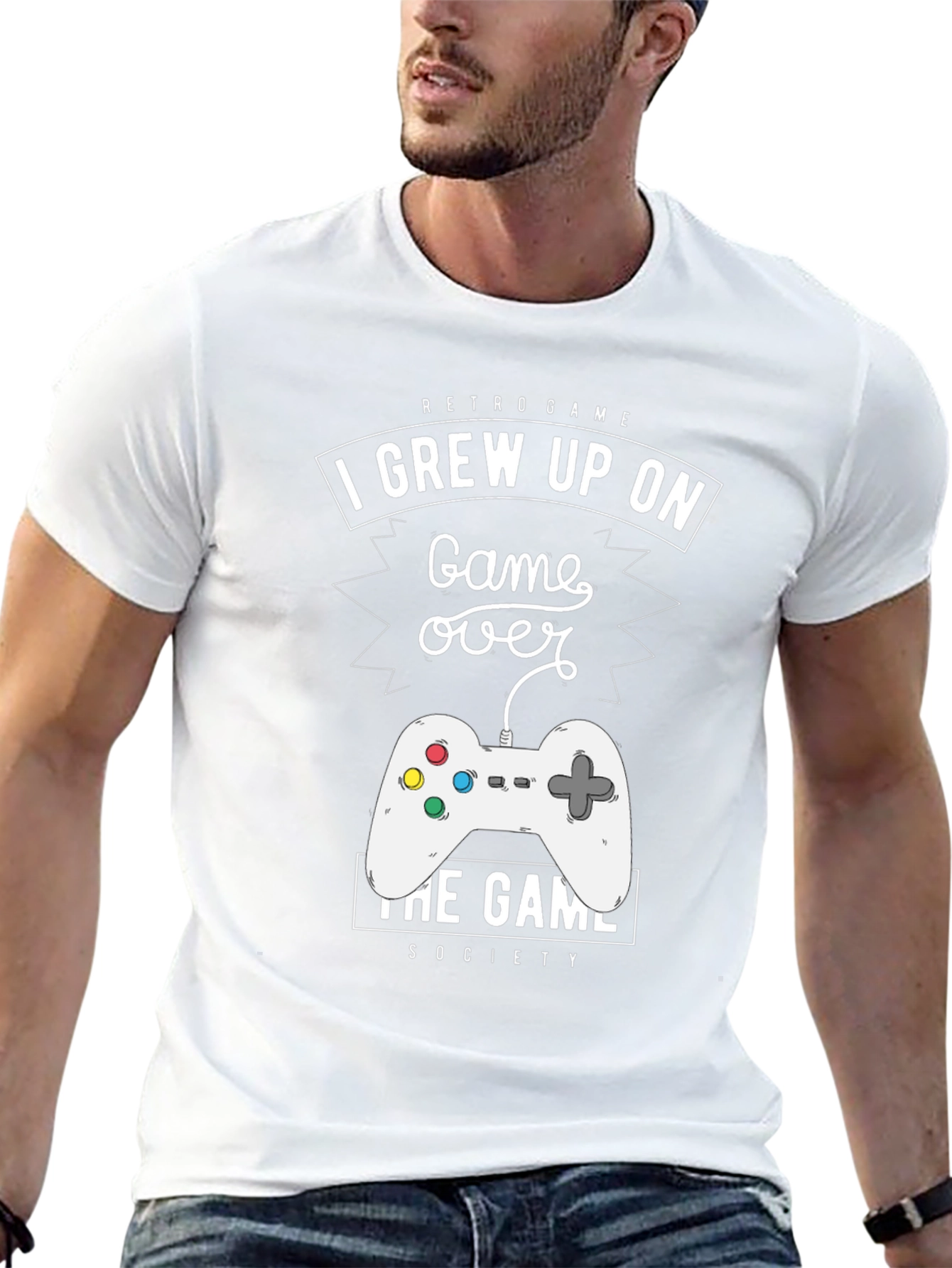 Retro Game Over T-Shirt - Gamer Society