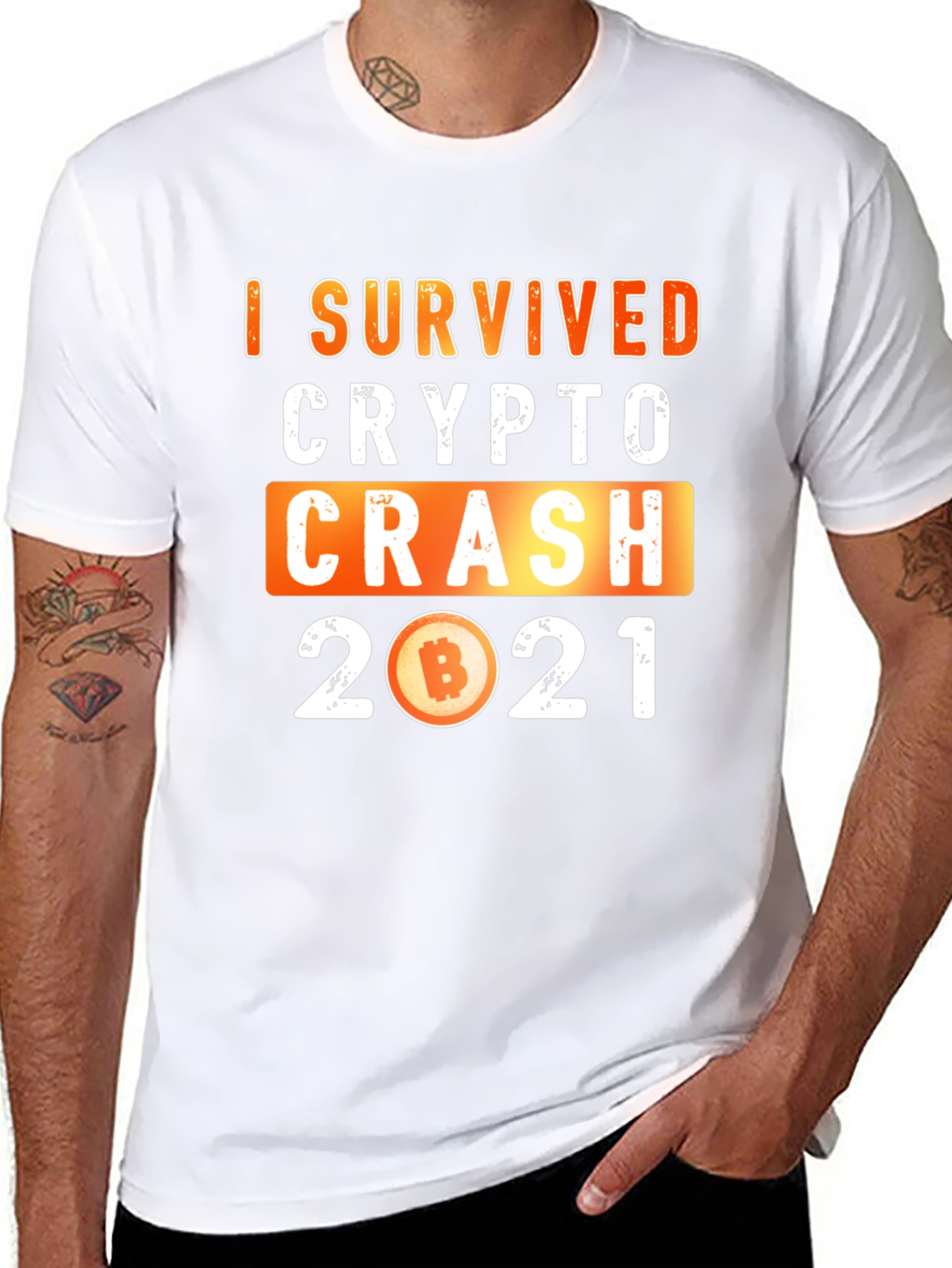 Crypto Crash 2021 T-Shirt Bitcoin