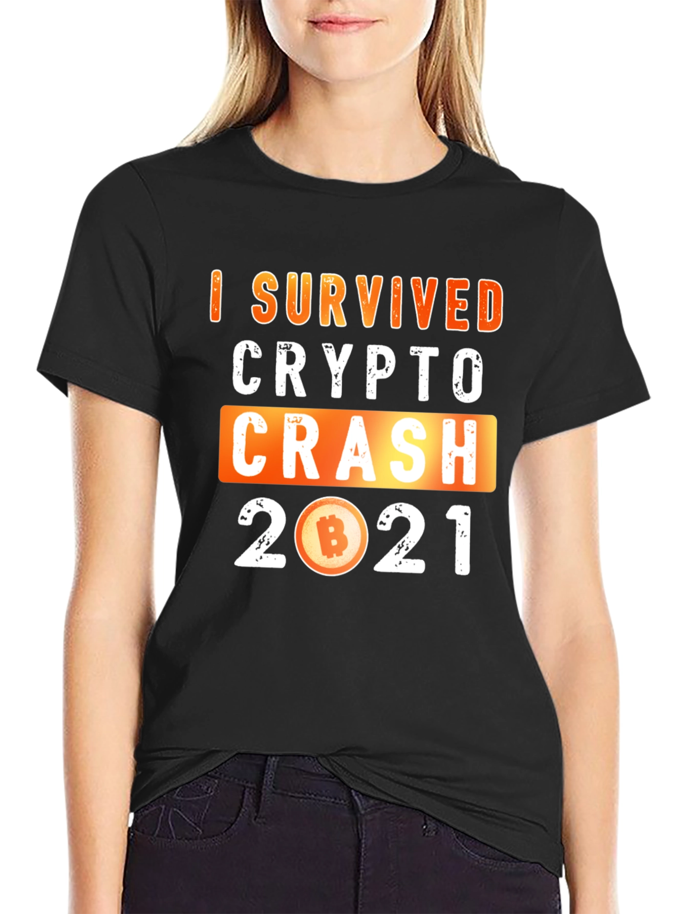 Crypto Crash 2021 T-Shirt Bitcoin