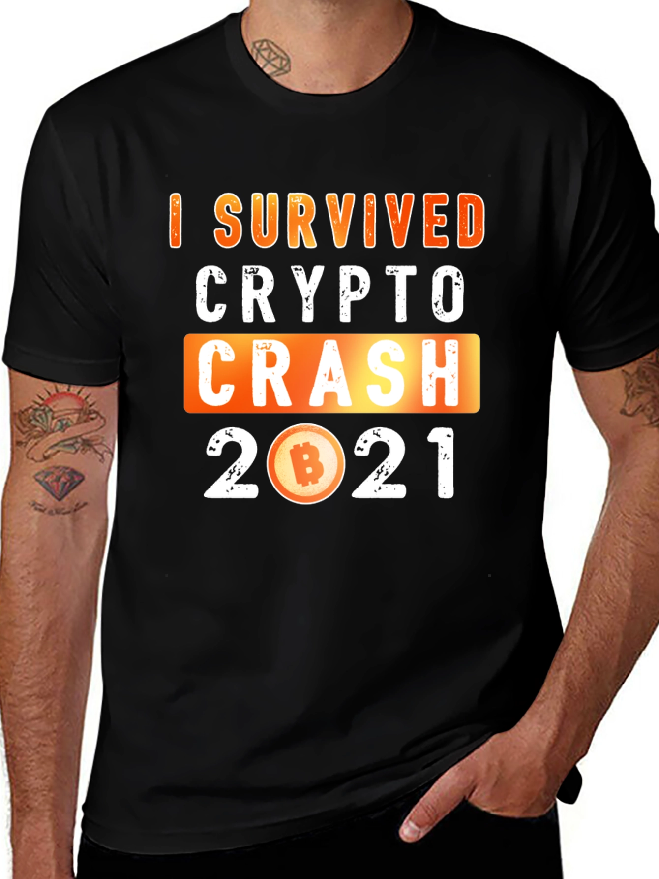 Crypto Crash 2021 T-Shirt Bitcoin